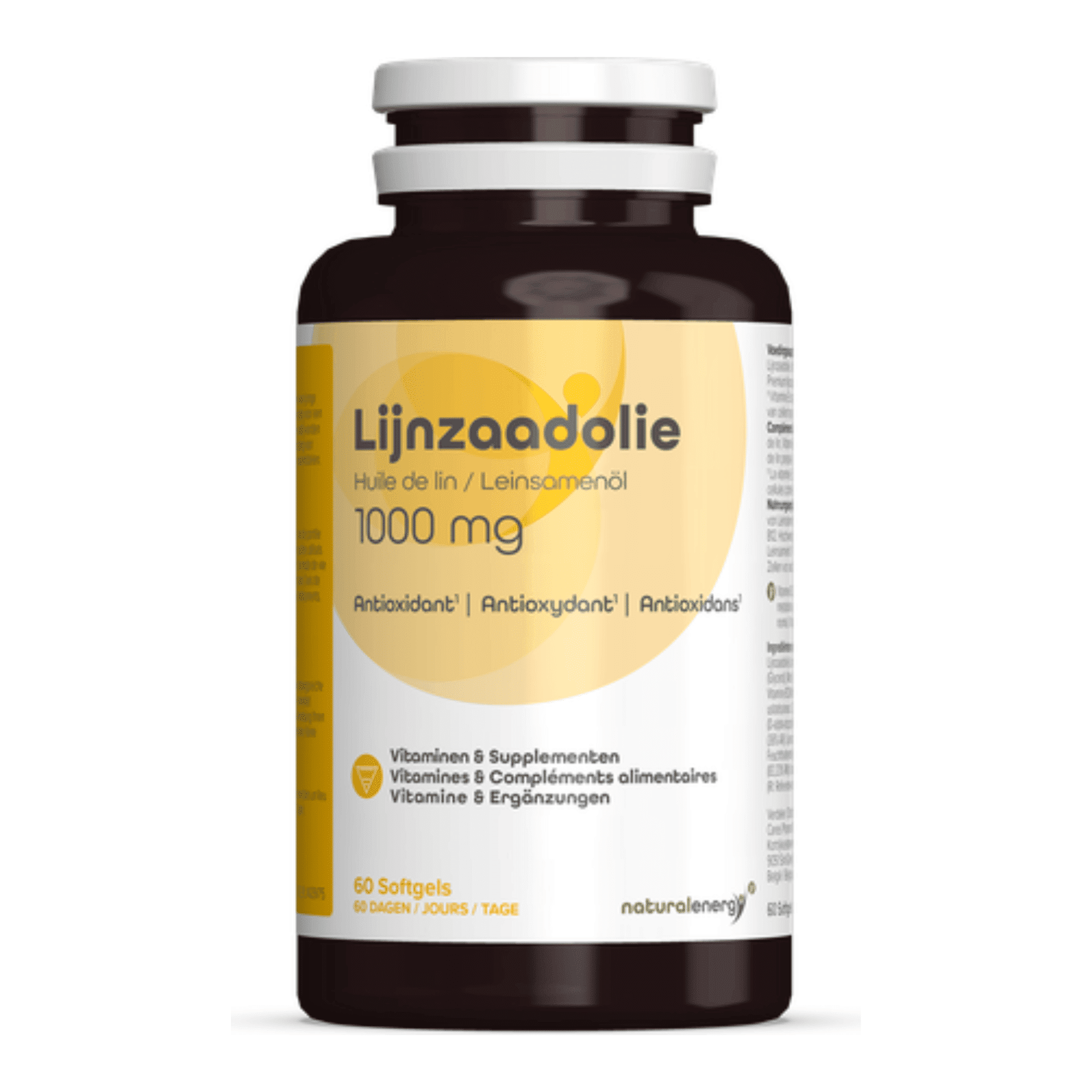 Natural Energy Lijnzaadolie 1000 mg Natural Energy Lijnzaadolie 1000 mg