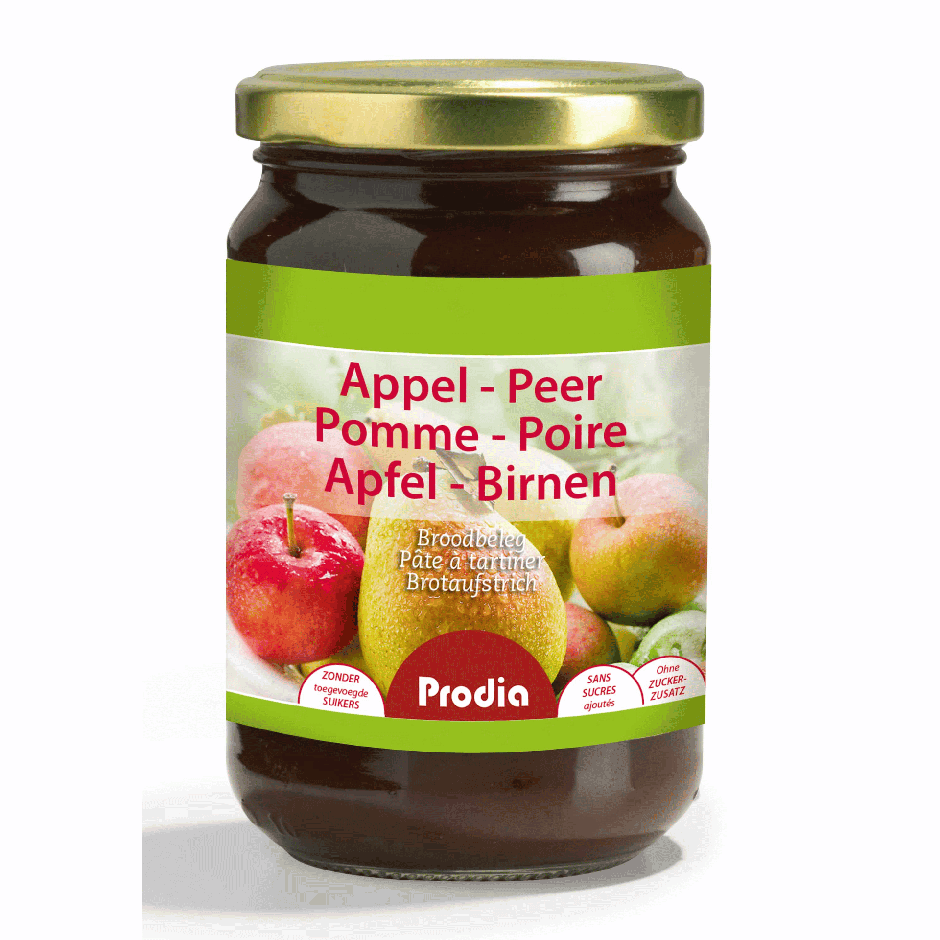 Prodia Broodbeleg Appel-Peer 320 g Prodia Broodbeleg Appel-Peer 320 g