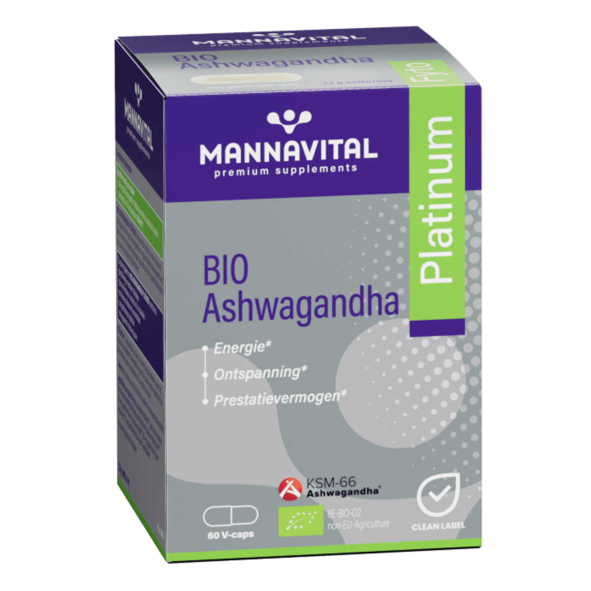 Mannavital Platinum BIO Ashwagandha Mannavital Platinum BIO Ashwagandha