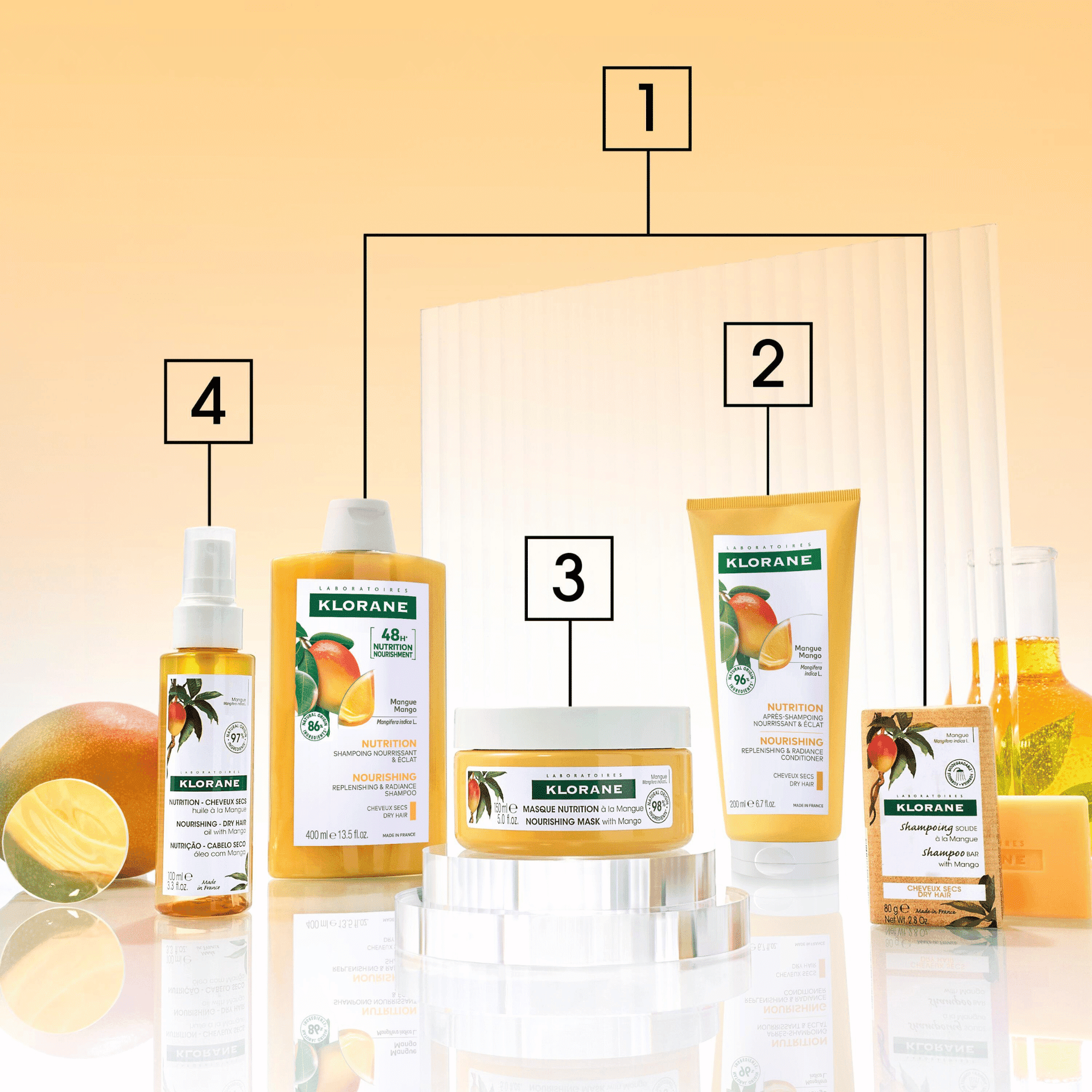 Klorane Mango Voedende Conditioner Klorane Mango Voedende Conditioner