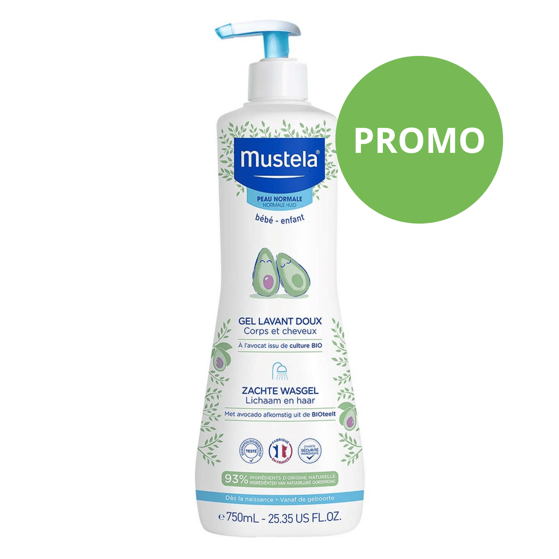 Mustela Baby Zachte Wasgel Mustela Baby Zachte Wasgel