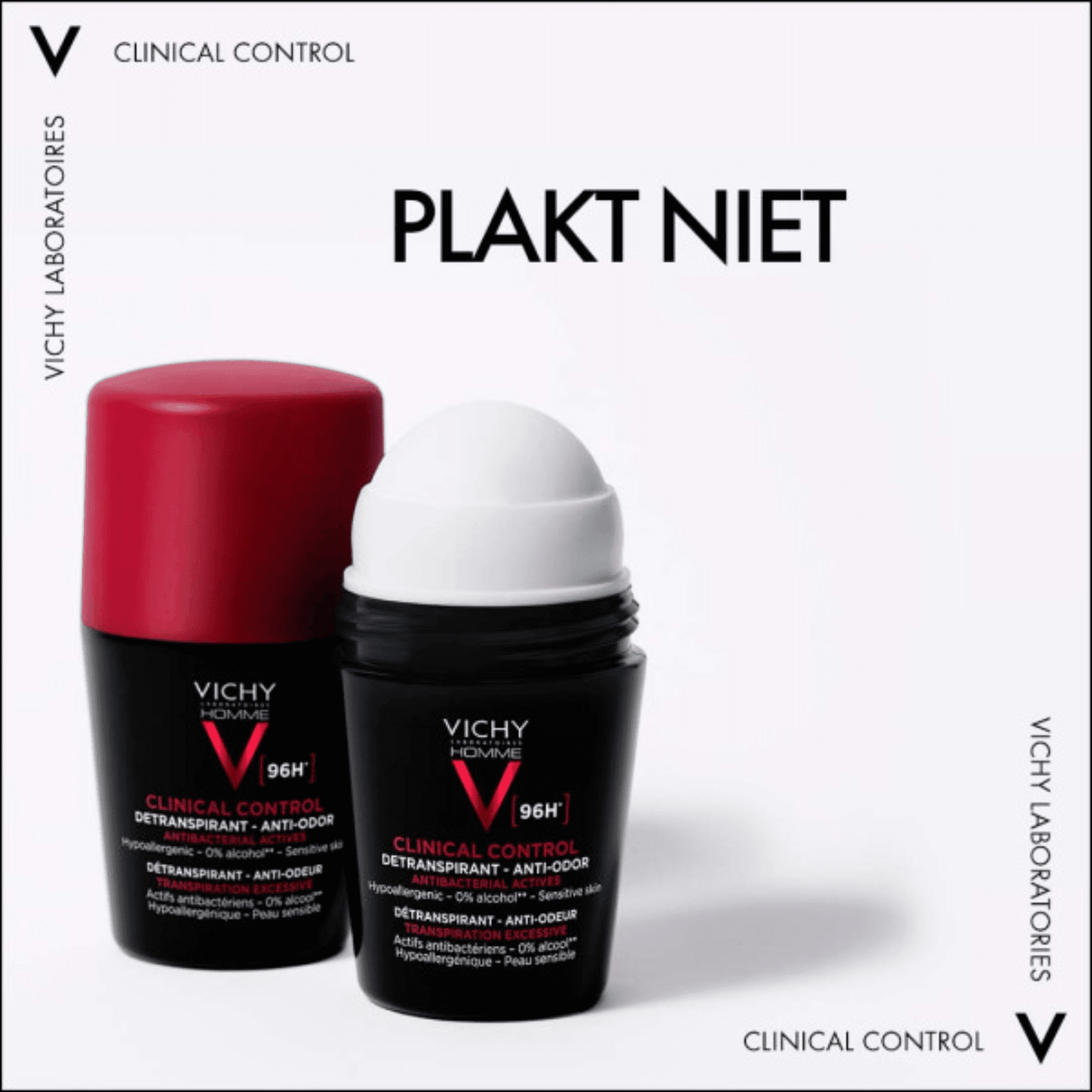 Vichy Homme Clinical Control Detranspirant 96U Roller Vichy Homme Clinical Control Detranspirant 96U Roller