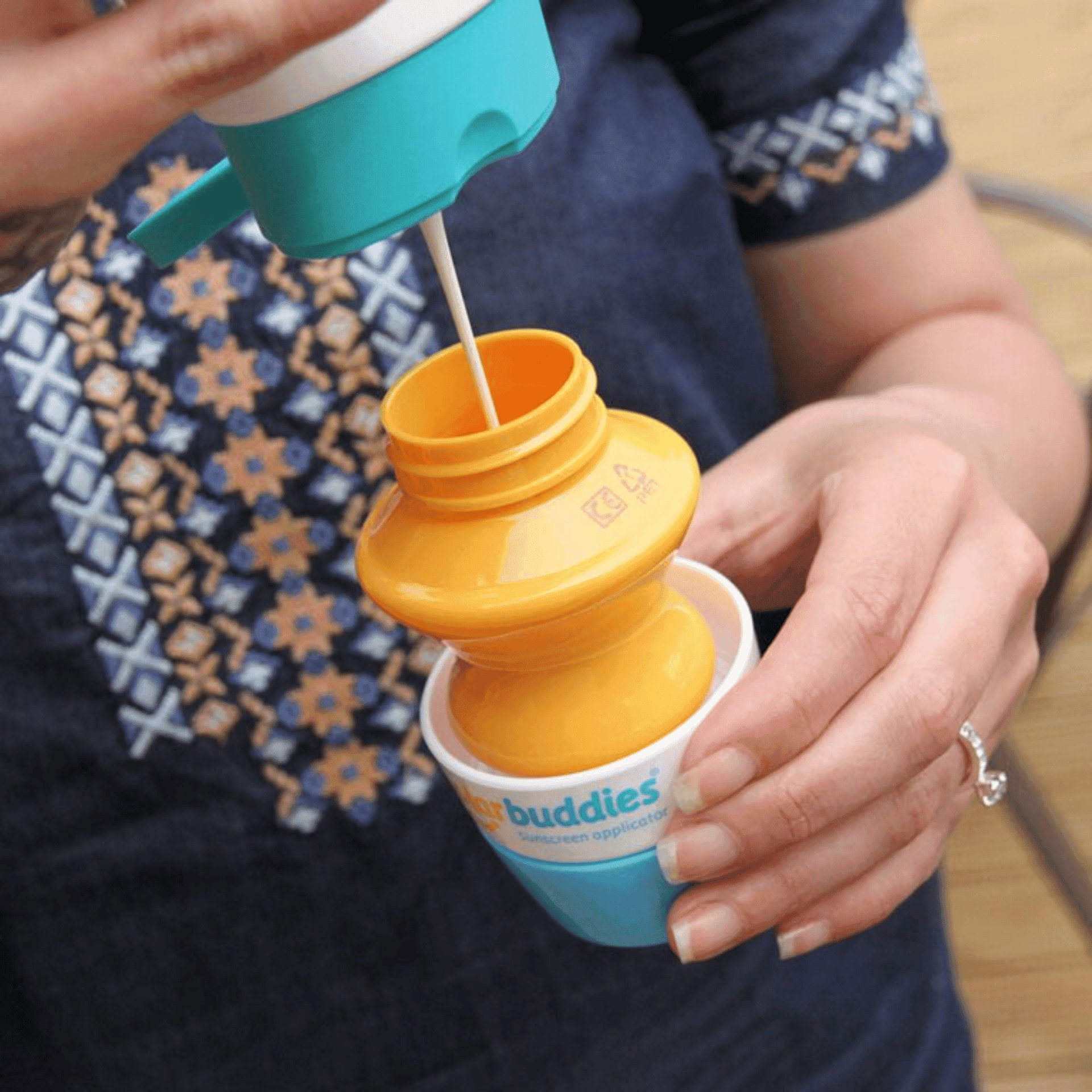 Solar Buddies Hervulbare Zonnecrème-applicator
