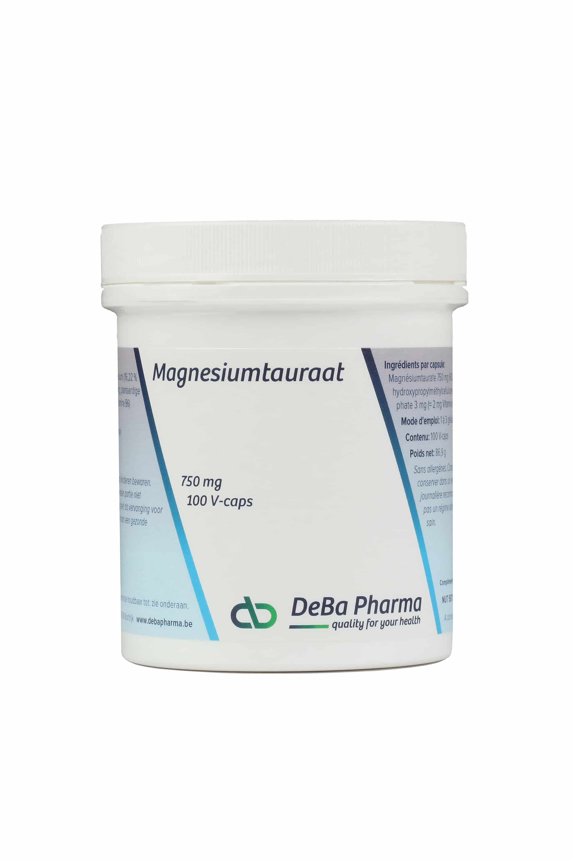 Deba Magnesiumtauraat 750 mg Deba Magnesiumtauraat 750 mg