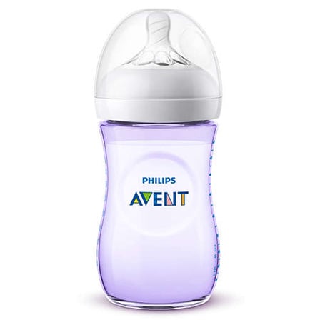 Avent Natural Zuigfles 2.0 260 ml 1+ Paars