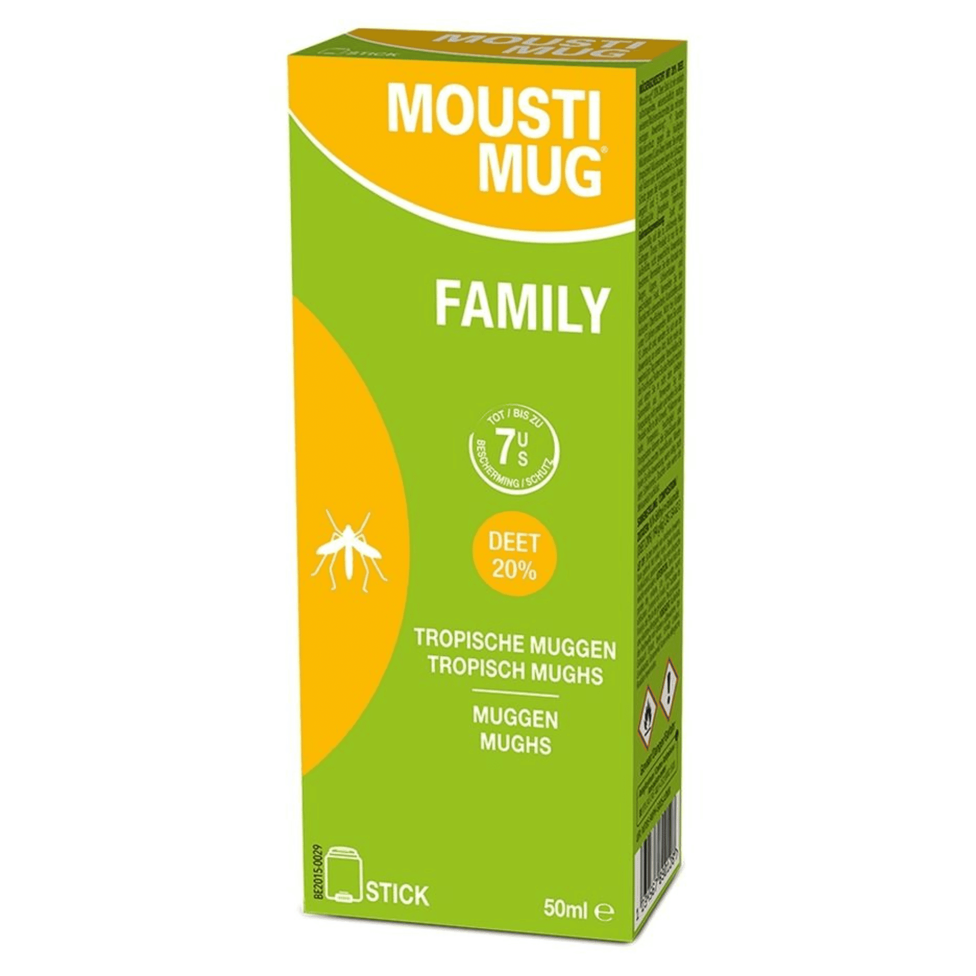 Moustimug 20% Deet Stick 50ml Moustimug 20% Deet Stick 50ml