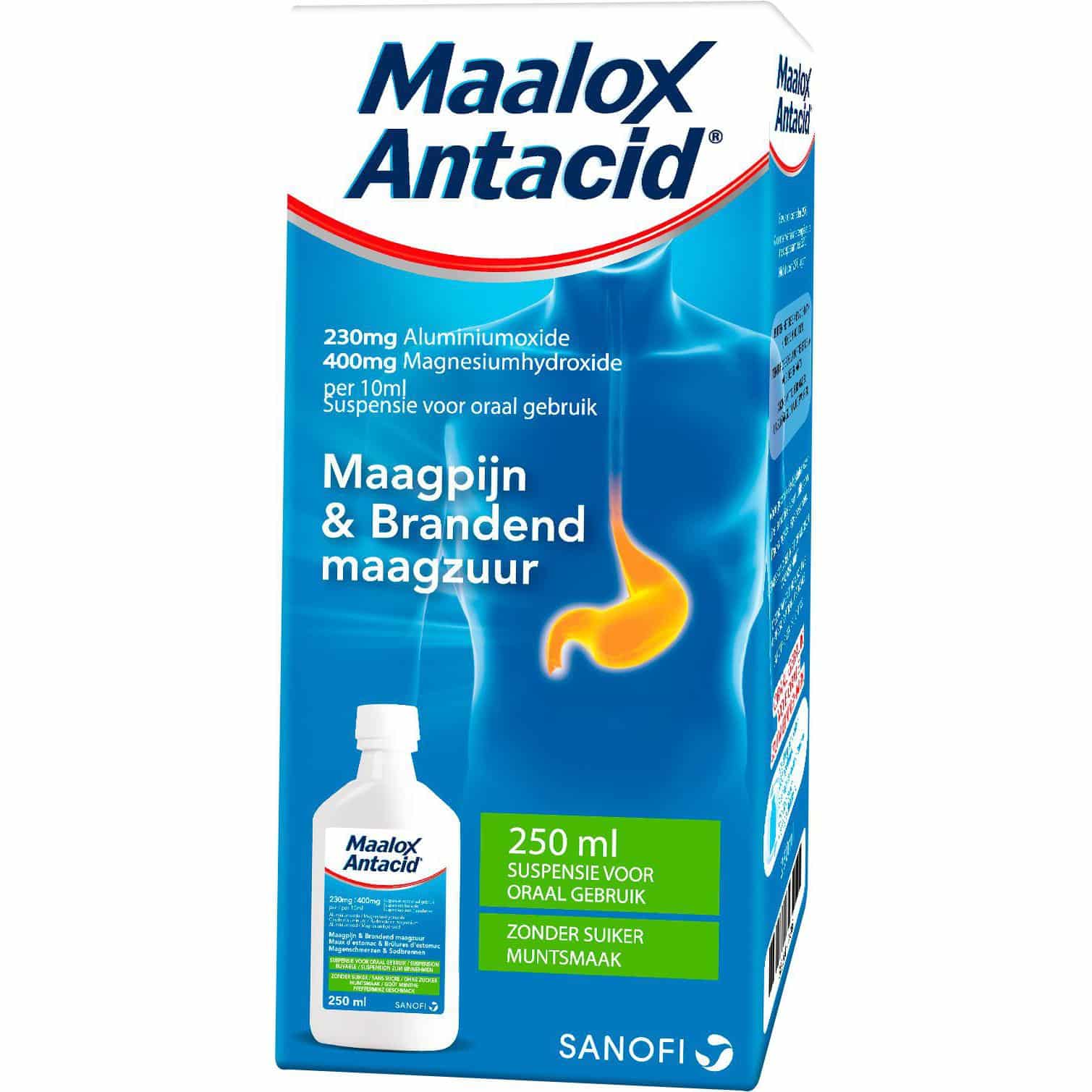 Maalox Antacid 230 mg / 400 mg Maalox Antacid 230 mg / 400 mg