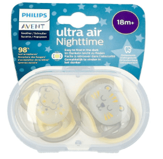 Philips Avent Sucette +18m Air Night Neutral 2