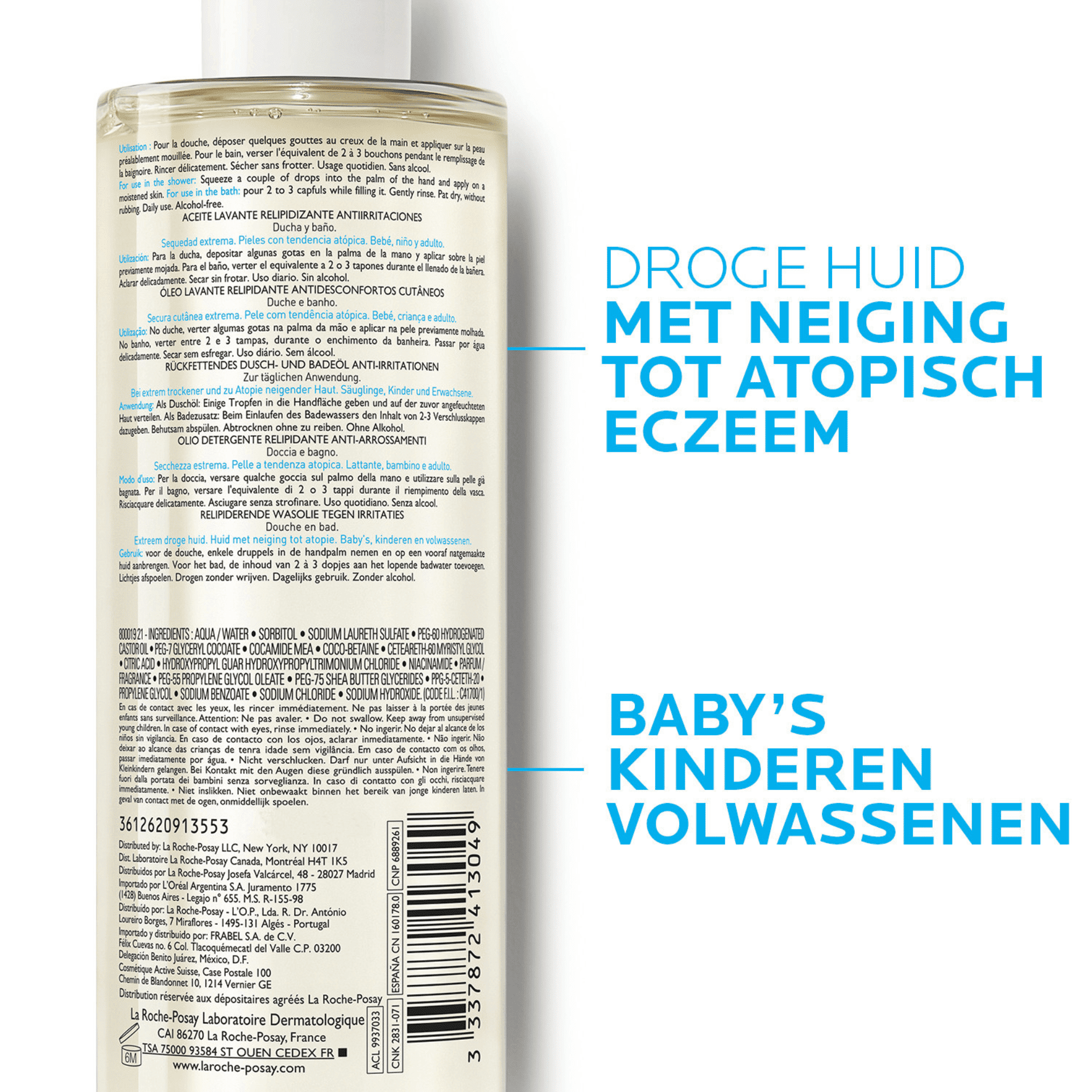 La Roche-Posay Lipikar AP+ Wasolie La Roche-Posay Lipikar AP+ Wasolie