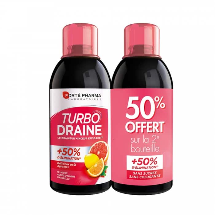 Forté Pharma Turbodraine Citrusvruchten Duo Promo* Forté Pharma Turbodraine Citrusvruchten Duo Promo*