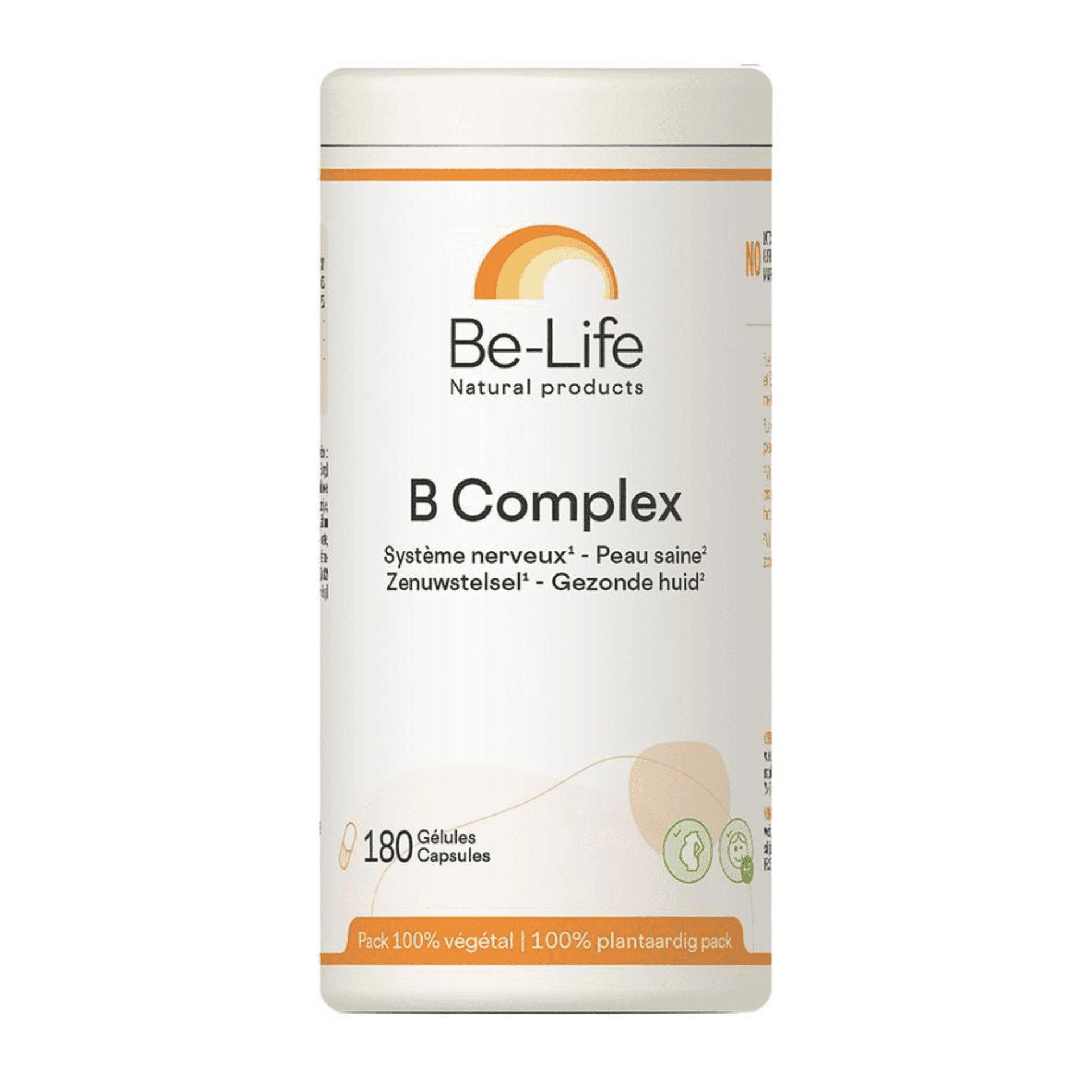 B Complex Vitamin Be Life Nf Caps 180 Remp.2750842