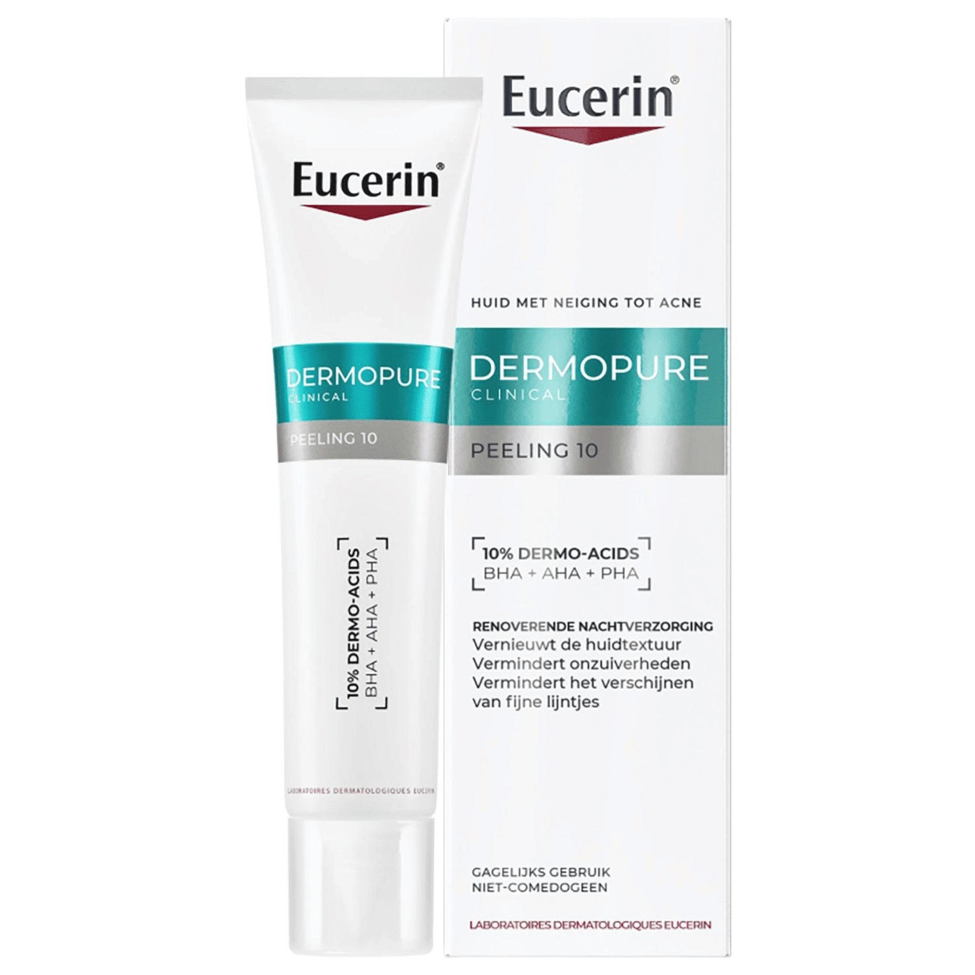 Eucerin DermoPure Clinical Peeling 10 Renoverende Nachtverzorging