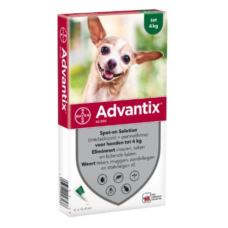 Advantix 40/200 Hond < 4 kg Advantix 40/200 Hond < 4 kg