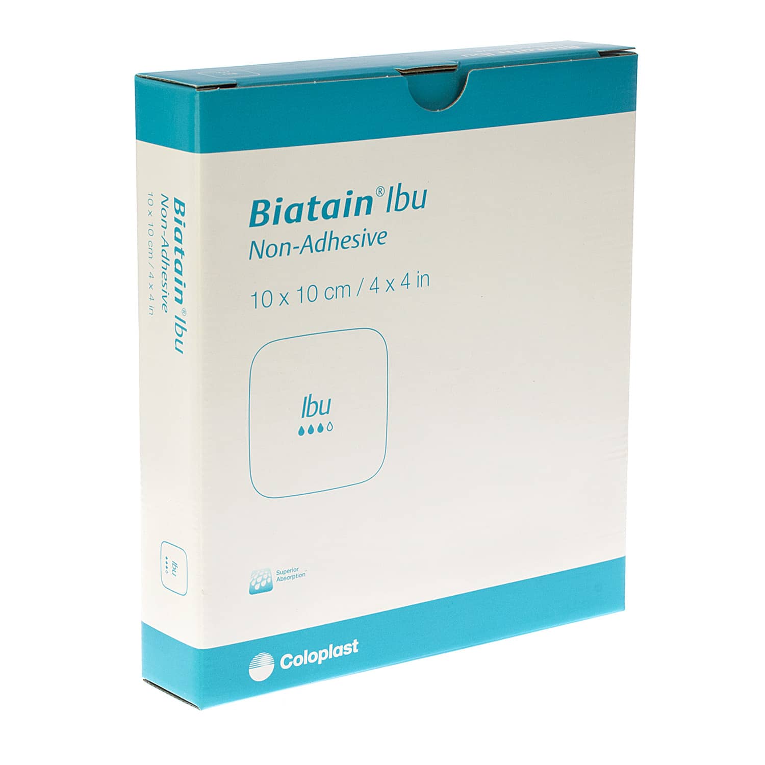 Coloplast Biatain Ibu Niet-Klevend Verband 10 x 10 cm