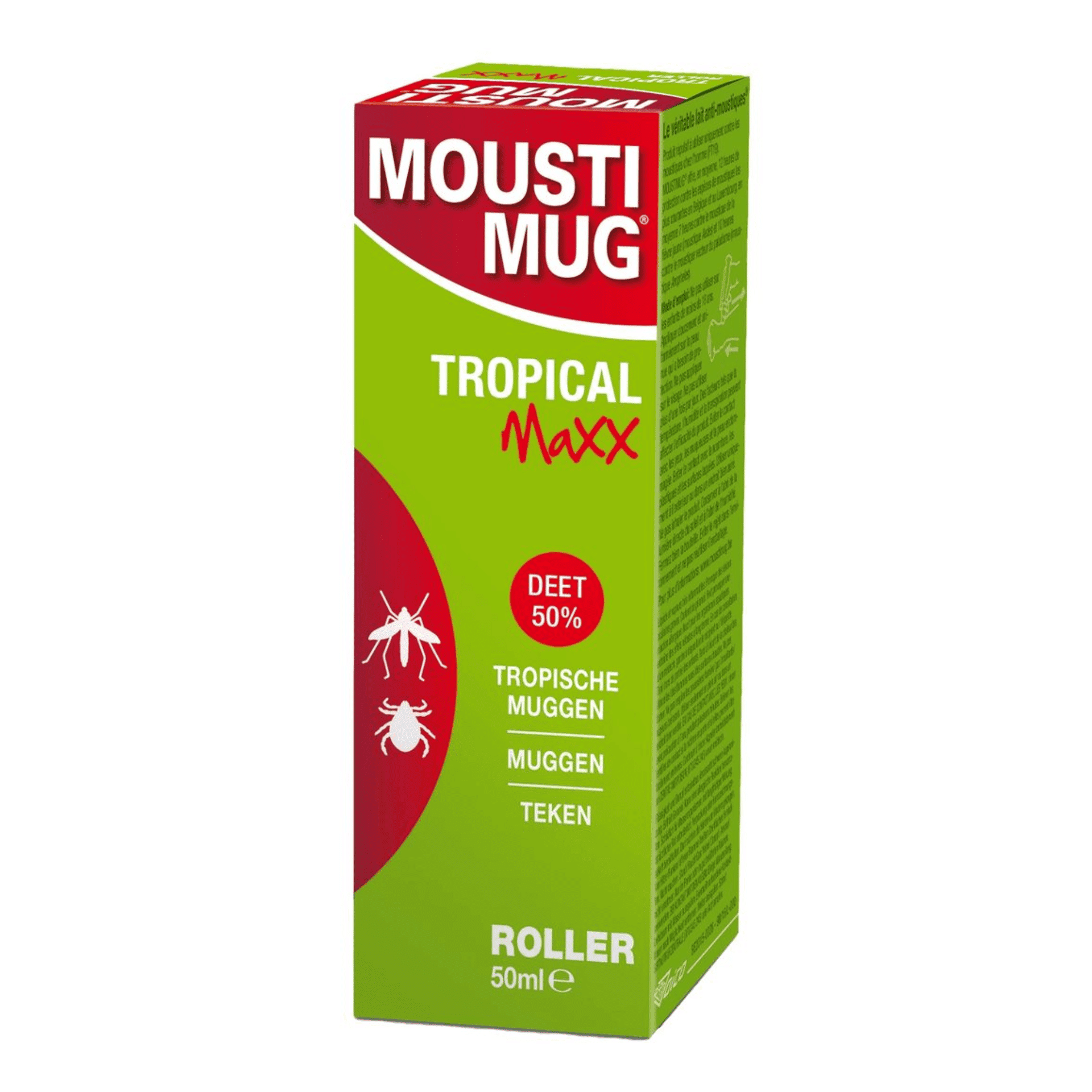 Moustimug Tropical Maxx 50% DEET Roller