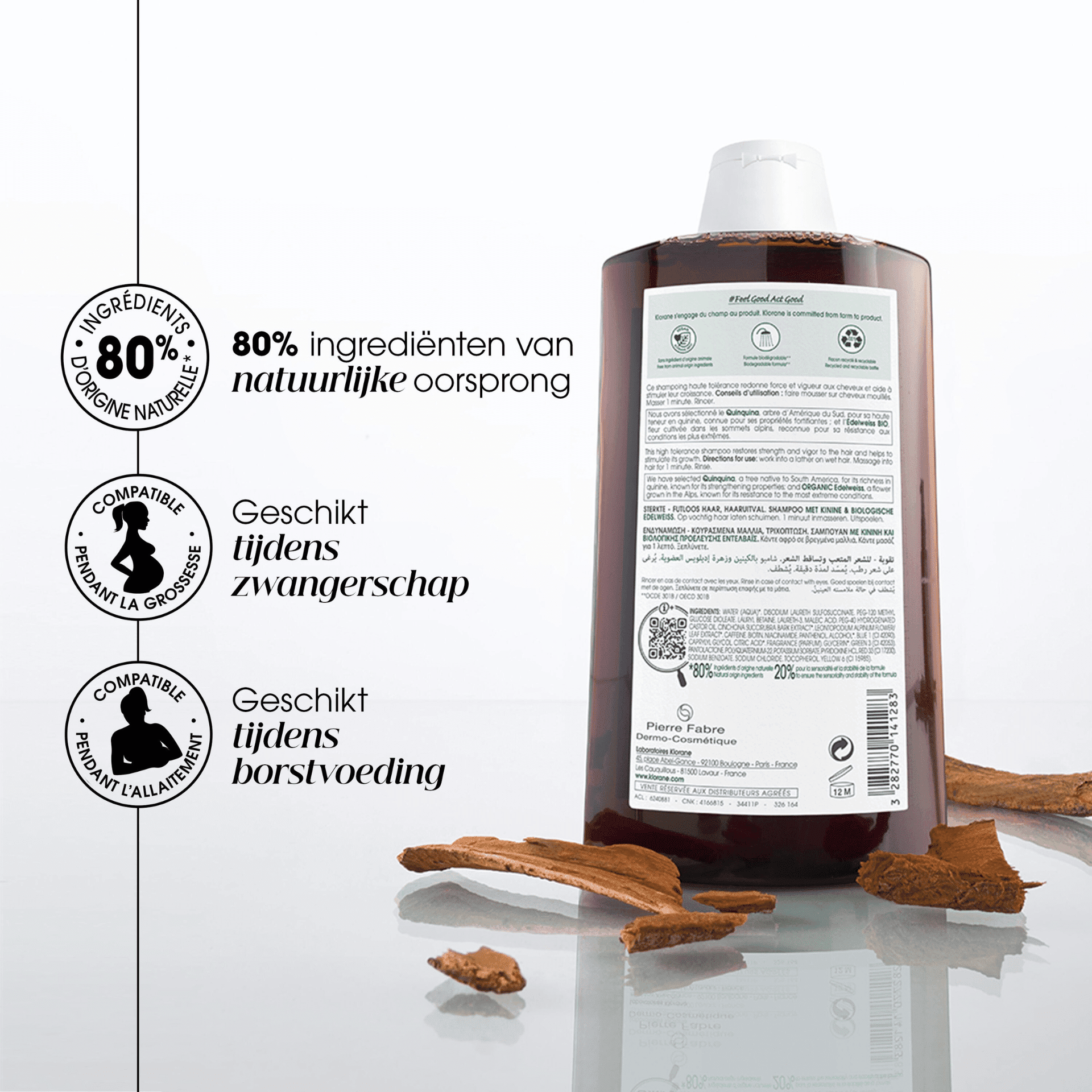 Klorane Kinine Shampoo tegen Haarverlies Klorane Kinine Shampoo tegen Haarverlies