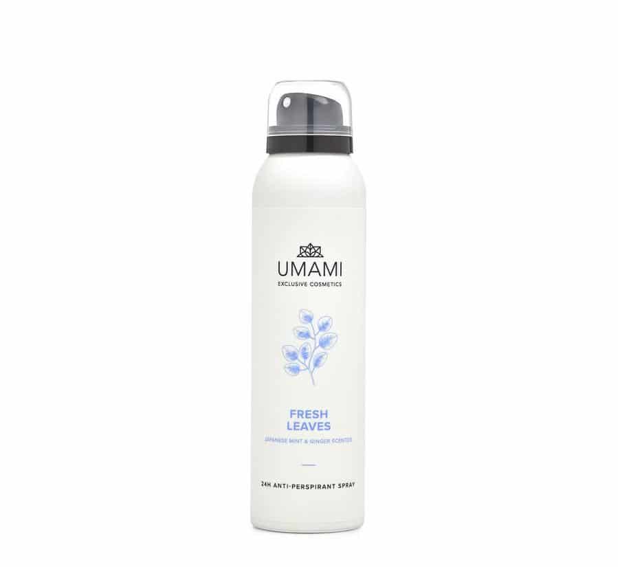 Umami Fresh Leaves Munt&gember anti-perspirant spray 24h