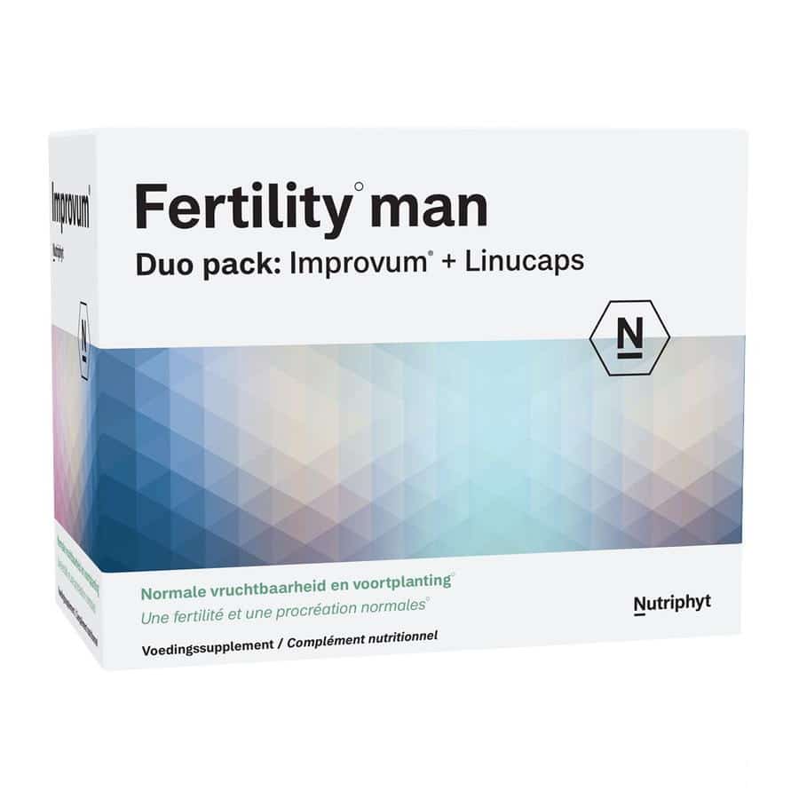 Nutriphyt Fertility Man Duopack Improvum + Linucaps