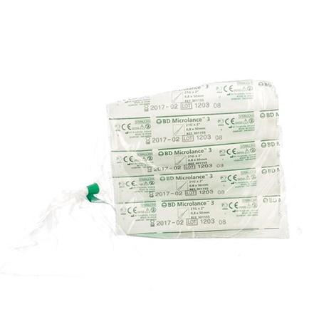 BD Microlance 3 21 G x 2 RB 0,80 x 50 mm Groen BD Microlance 3 21 G x 2 RB 0,80 x 50 mm Groen
