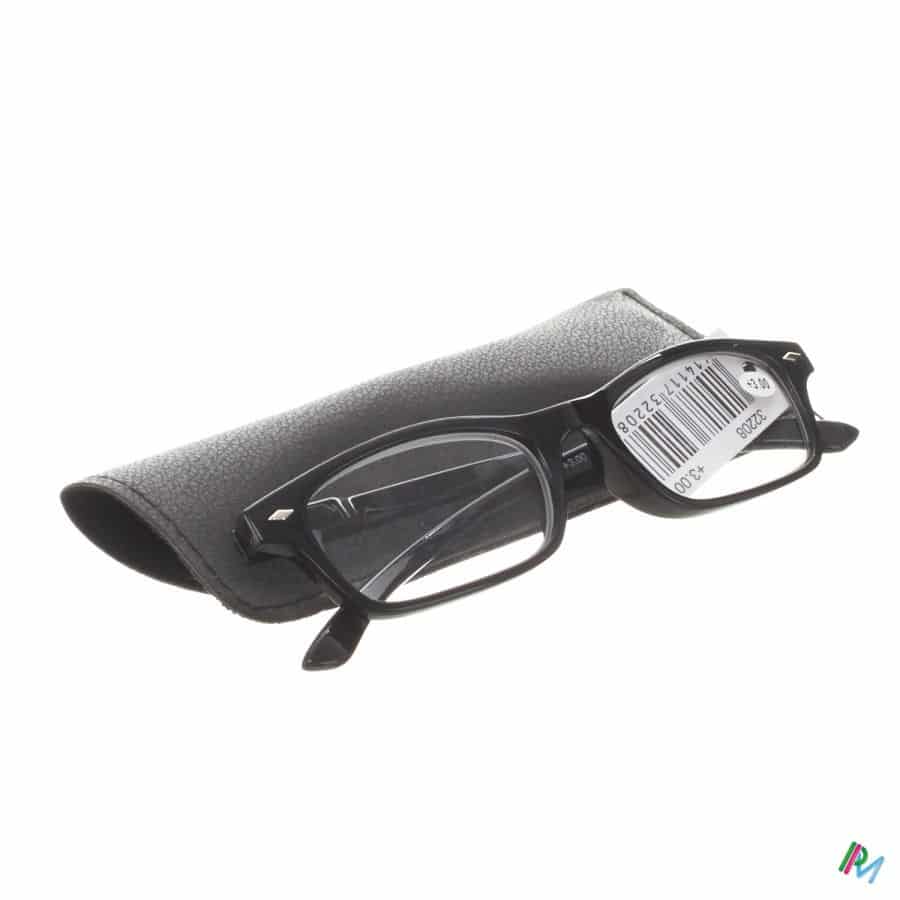 Pharmaglasses Leesbril +3.00 Zwart Pharmaglasses Leesbril +3.00 Zwart