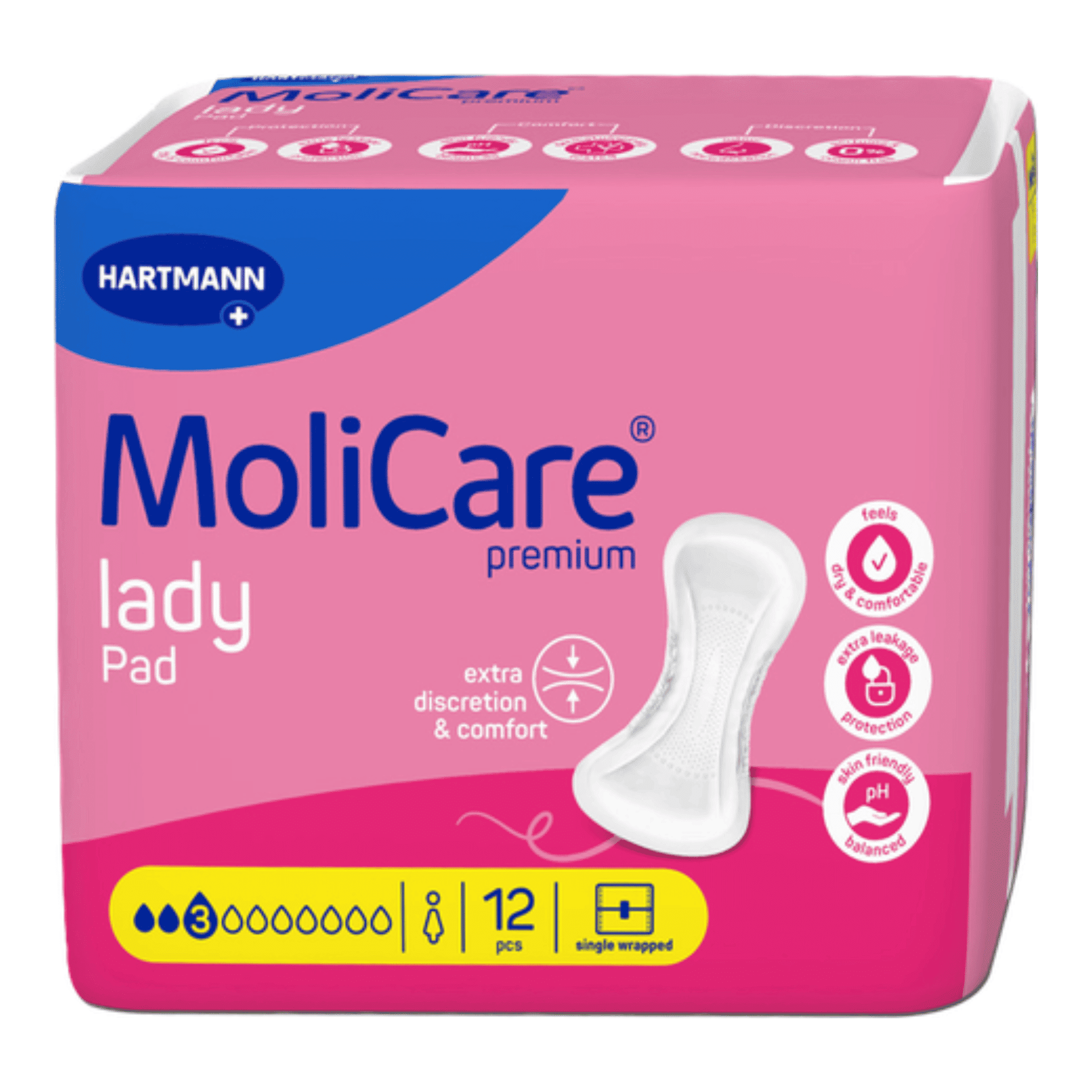 Molicare Premium Lady Pad 3d 12 1680450 Molicare Premium Lady Pad 3d 12 1680450