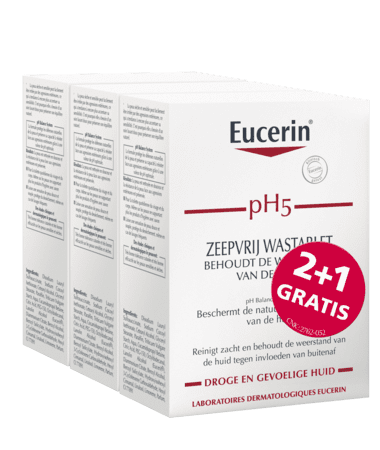 Eucerin Ph5 Wastablet Z/zeep 2+1 Gratis