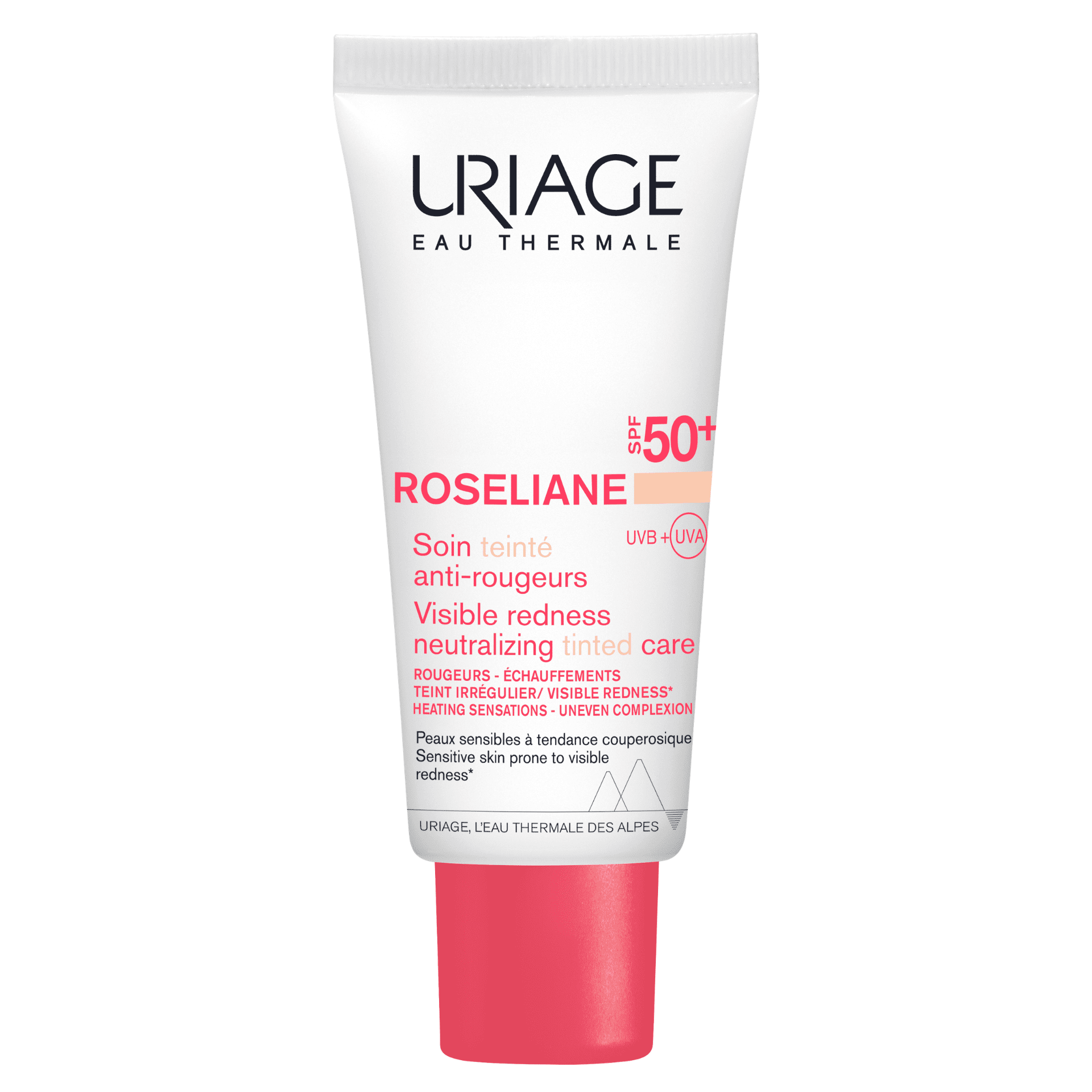 Uriage Roséliane Getinte Verzorging tegen Roodheid SPF 50+ Uriage Roséliane Getinte Verzorging tegen Roodheid SPF 50+