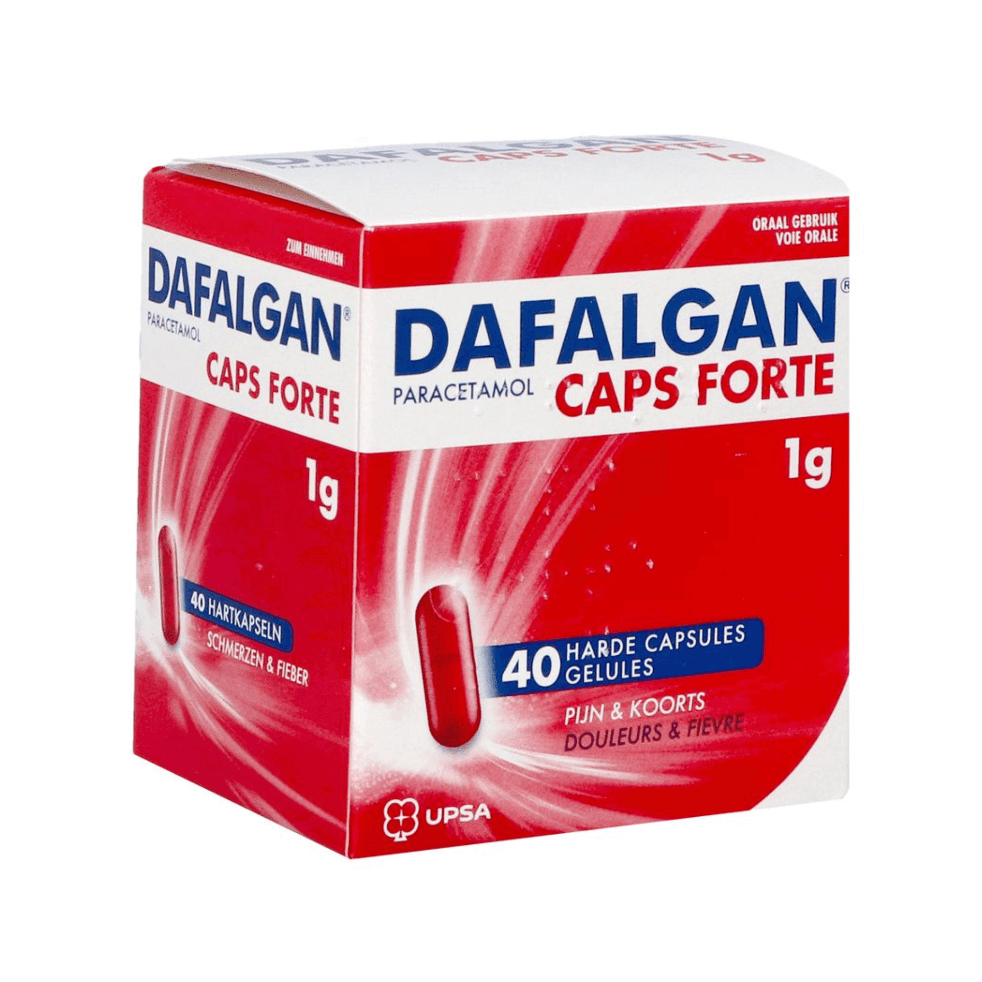 Dafalgan Forte 1g Caps 40 Dafalgan Forte 1g Caps 40
