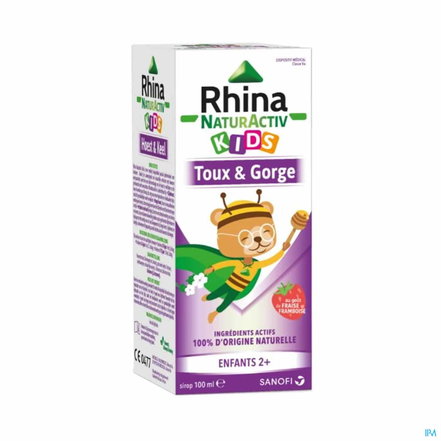 Rhina Natur Activ Toux Kids Sirop 100ml Rhina Natur Activ Toux Kids Sirop 100ml