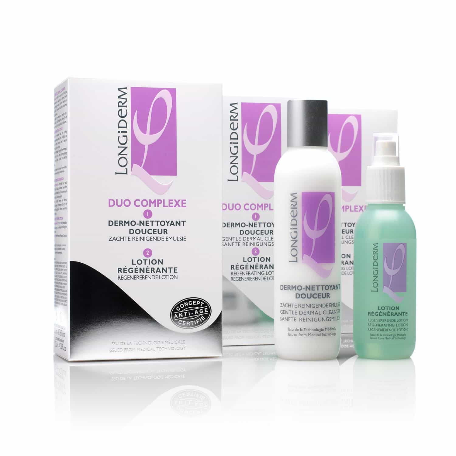 Longiderm Lotion + Reinigingsmelk Duo Promo* Longiderm Lotion + Reinigingsmelk Duo Promo*