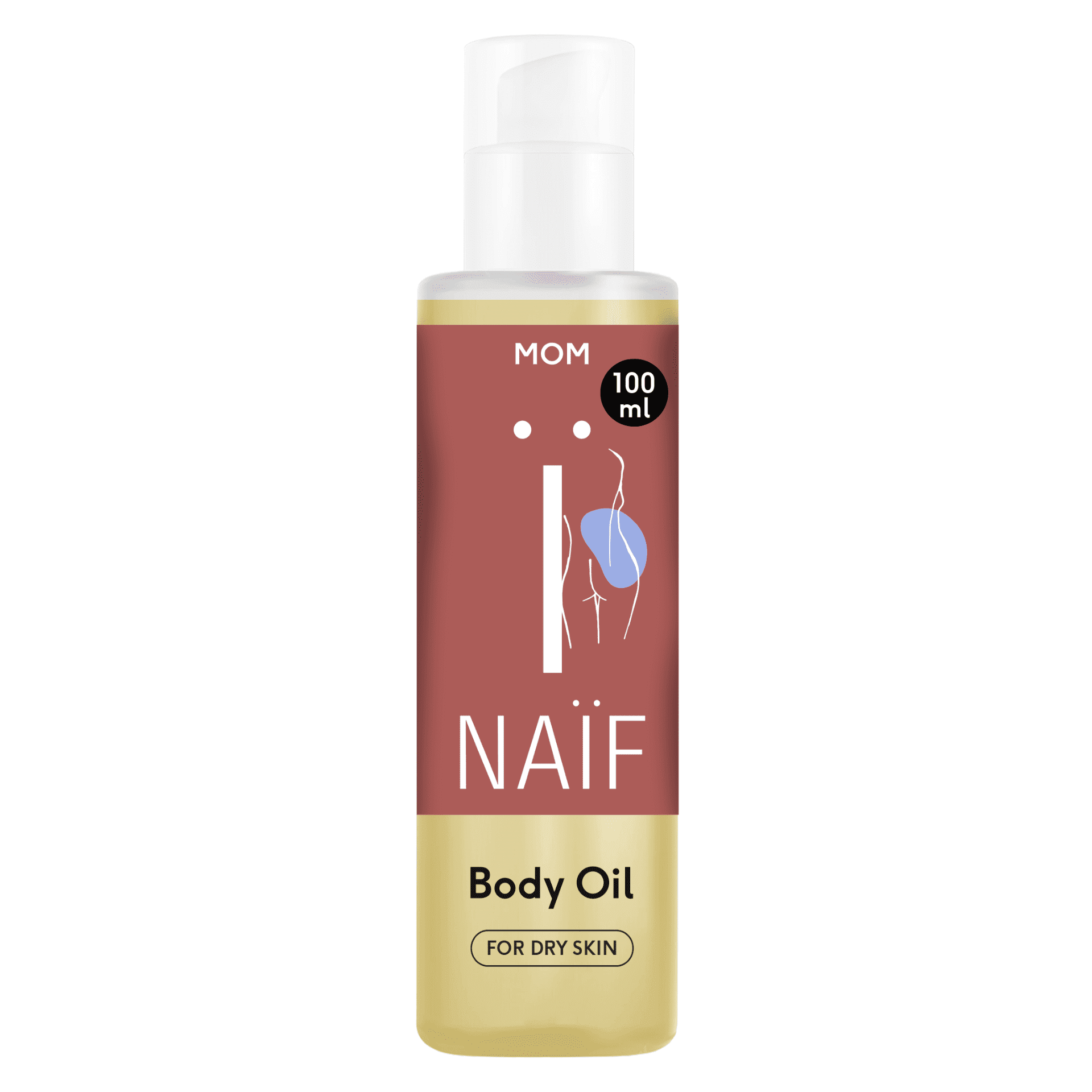 Naif Mom Pregnancy Relaxing Body Oil Pump 100ml Naif Mom Pregnancy Relaxing Body Oil Pump 100ml