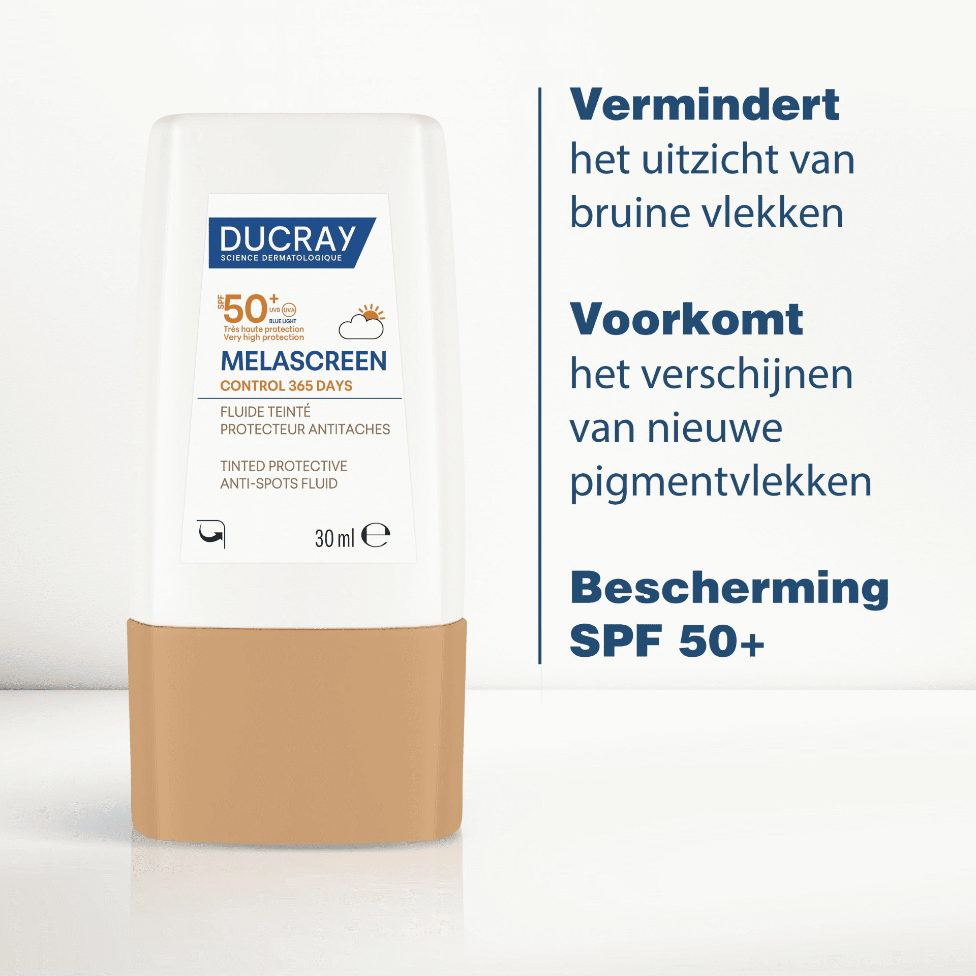 Ducray Melascreen Control 365 Days Getinte Fluid SPF 50+ Ducray Melascreen Control 365 Days Getinte Fluid SPF 50+