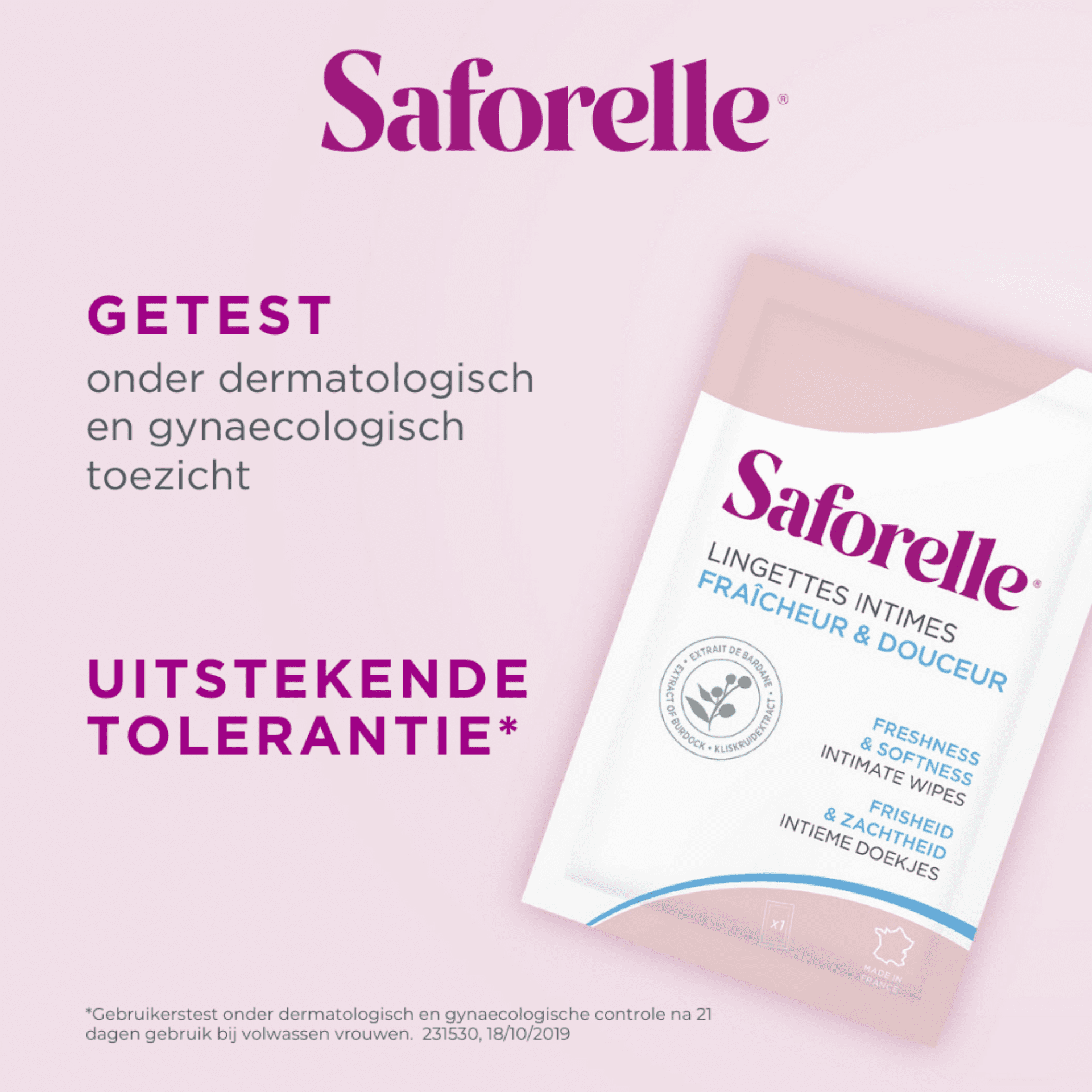 Saforelle Frisse & Zachte Intieme Doekjes Saforelle Frisse & Zachte Intieme Doekjes