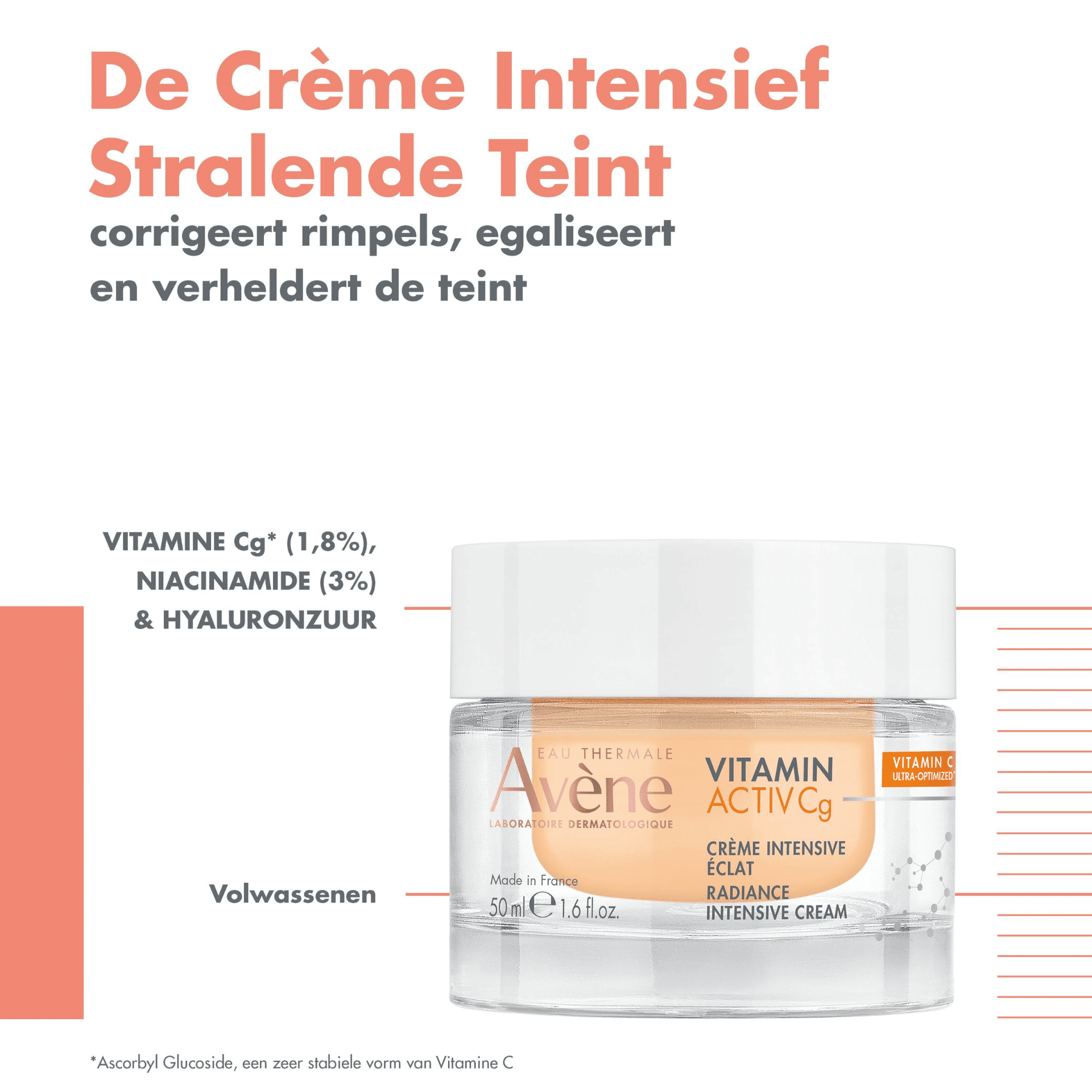 Avène Vitamin Activ Cg Intensieve Crème voor een Stralende Huid