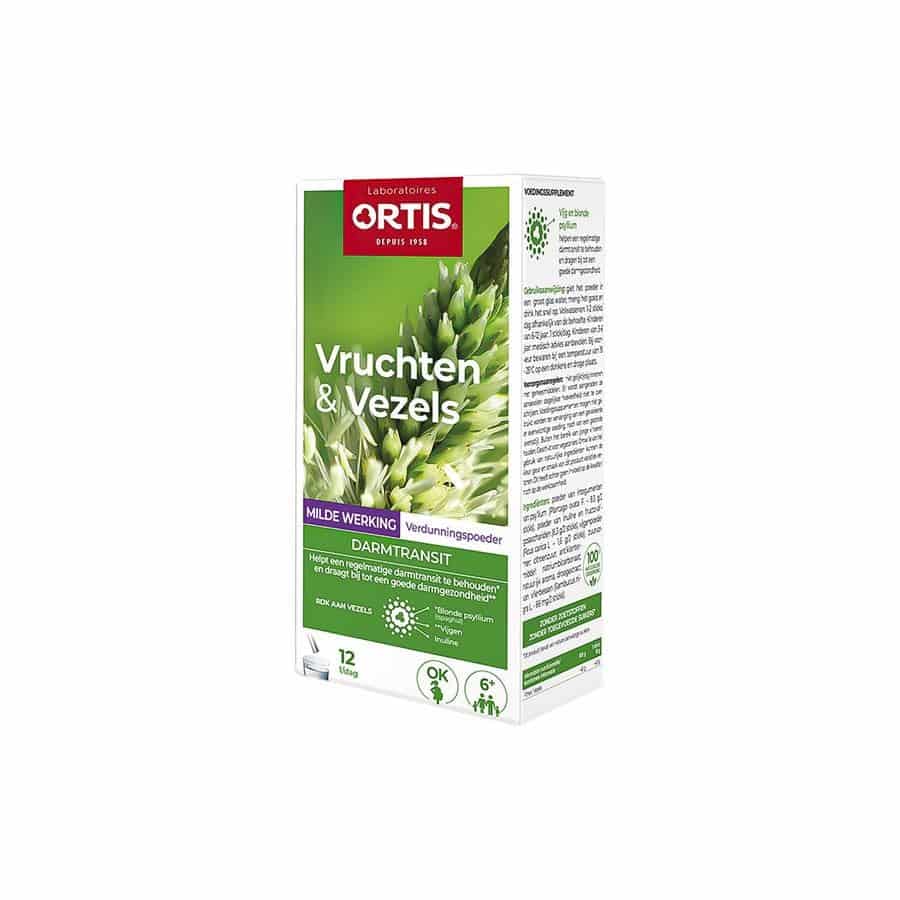 Ortis Fruits & Fibres Action Douce Sticks 12x10g Ortis Fruits & Fibres Action Douce Sticks 12x10g
