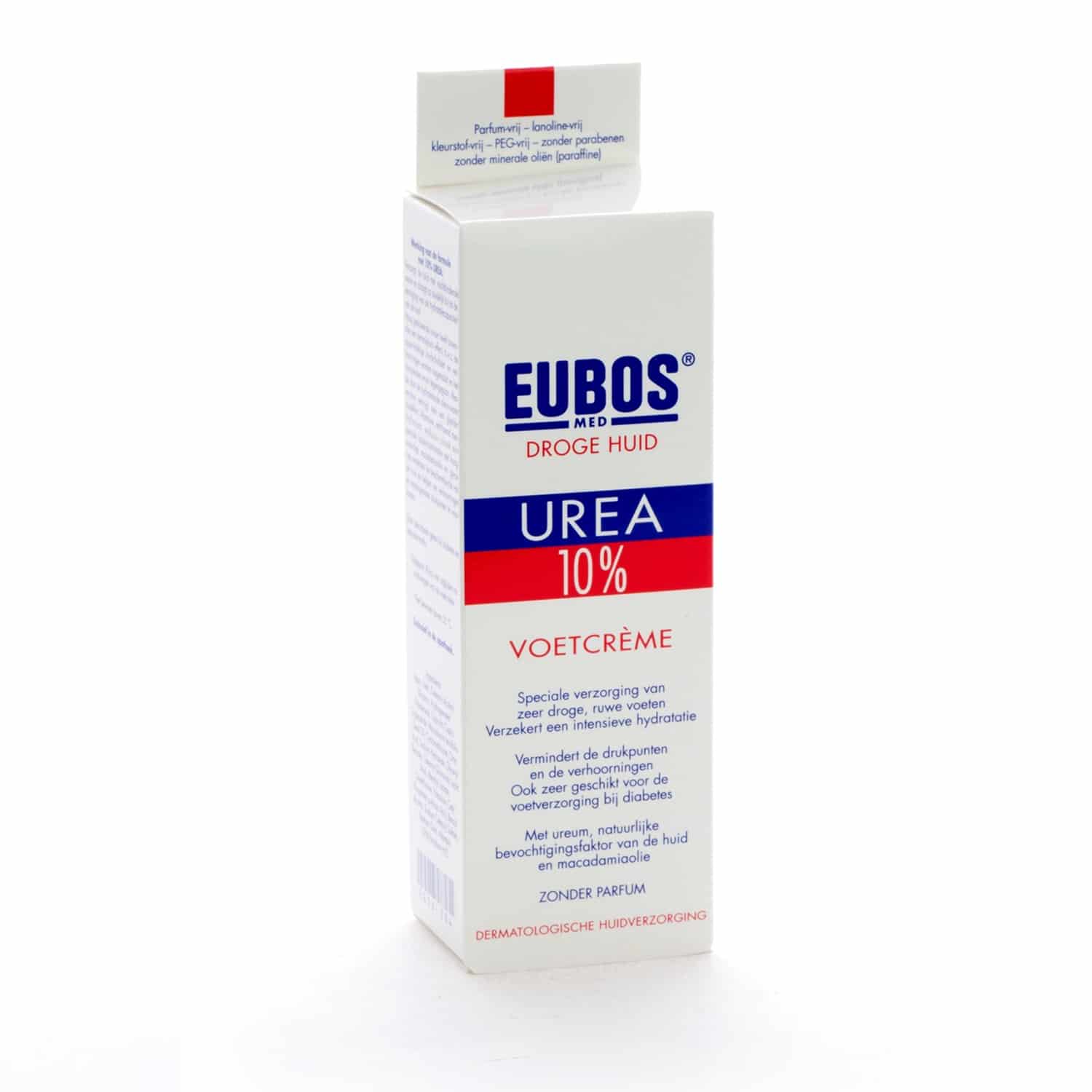 Eubos Voetcrème 10% Urea zonder Parfum Eubos Voetcrème 10% Urea zonder Parfum