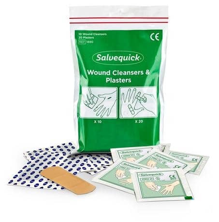 Salvequick Wondreinigers en pleisters Salvequick Wondreinigers en pleisters