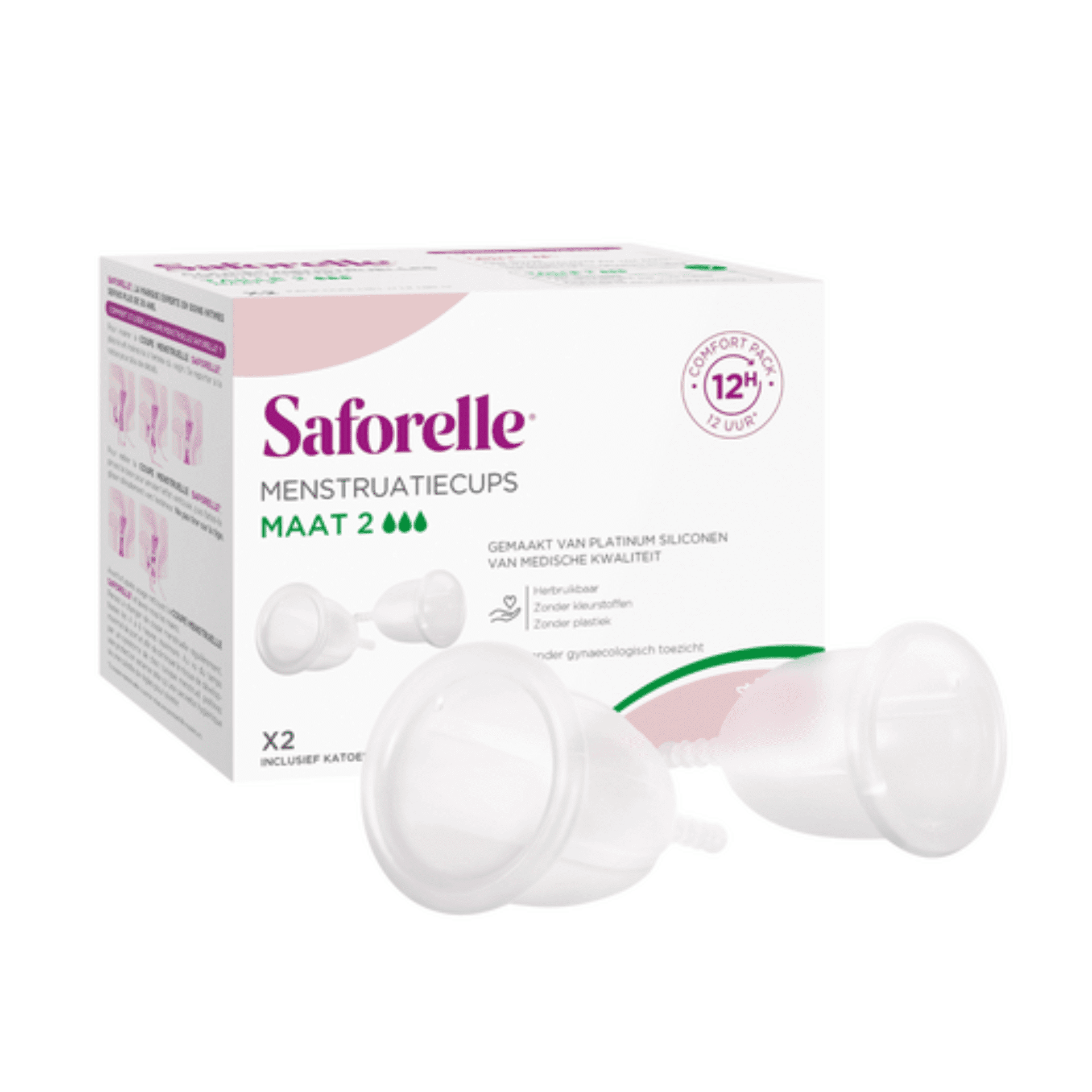Saforelle Menstruatiecups Transparant