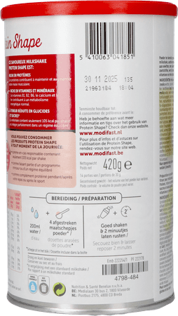 Modifast Protein Shape Strawberry Milkshake 420g
