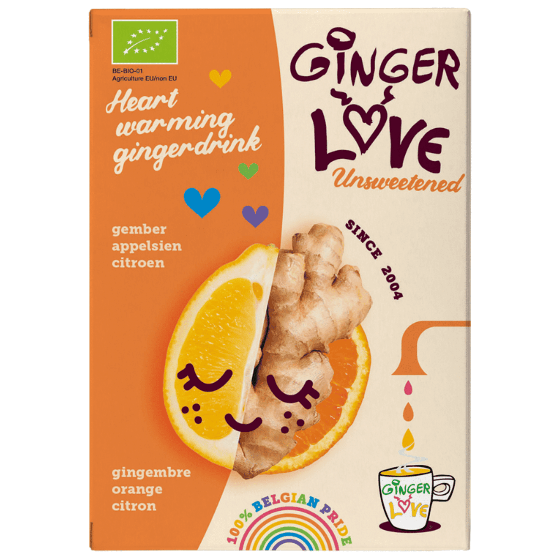 Gingerlove Unsweetened 3x14g Gingerlove Unsweetened 3x14g