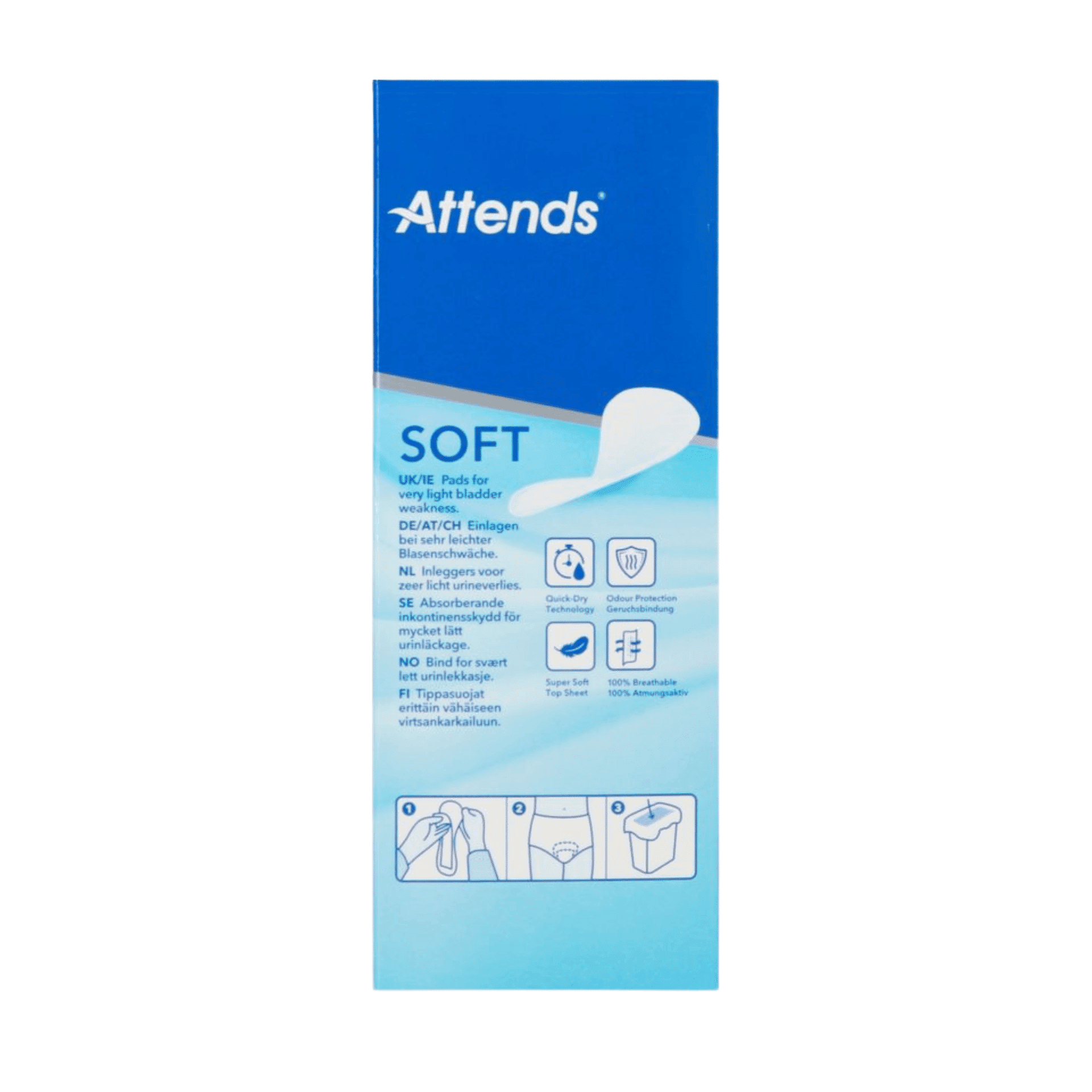 Attends Soft Micro 0 8x28