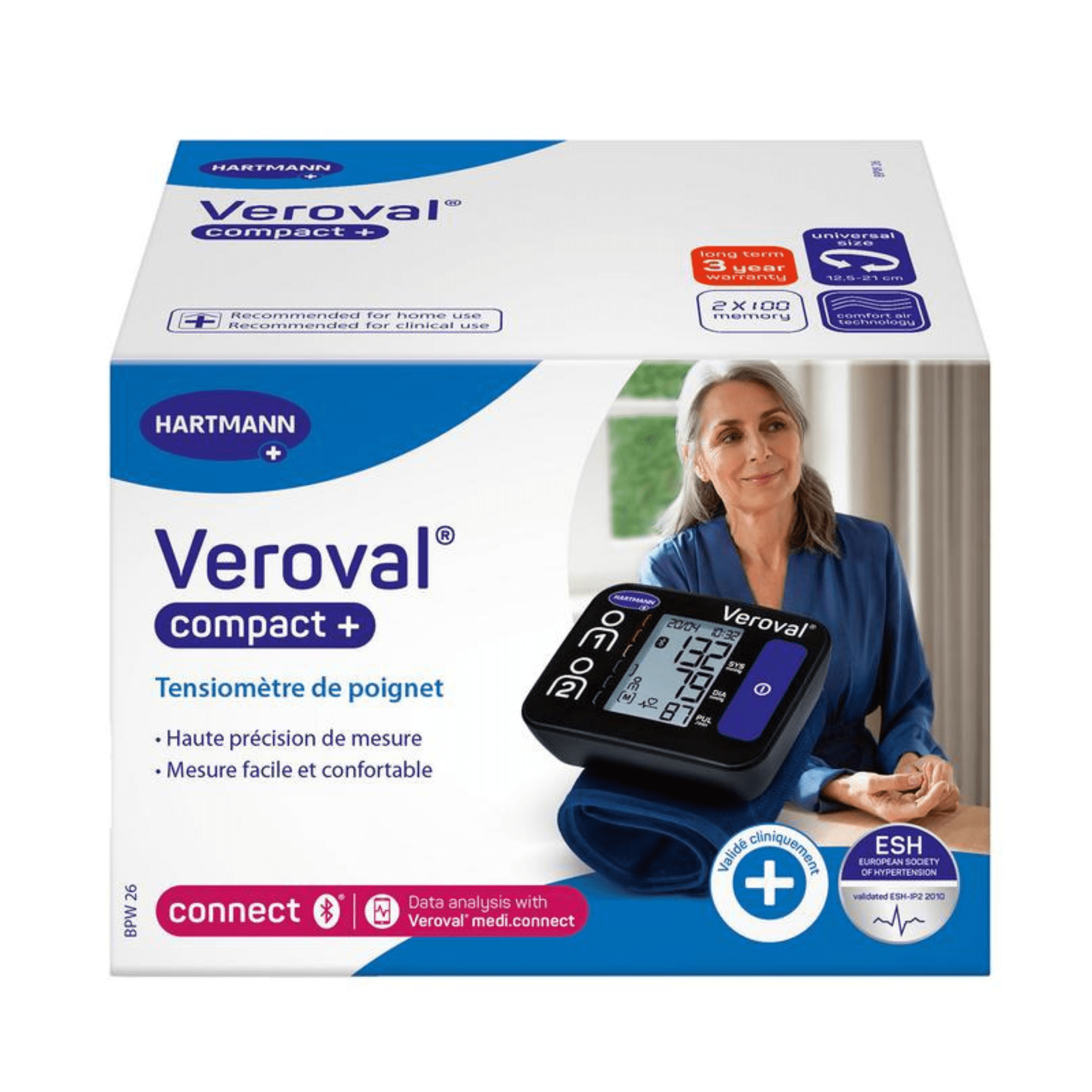 Veroval Compact Plus Bloeddrukmeter Pols Veroval Compact Plus Bloeddrukmeter Pols