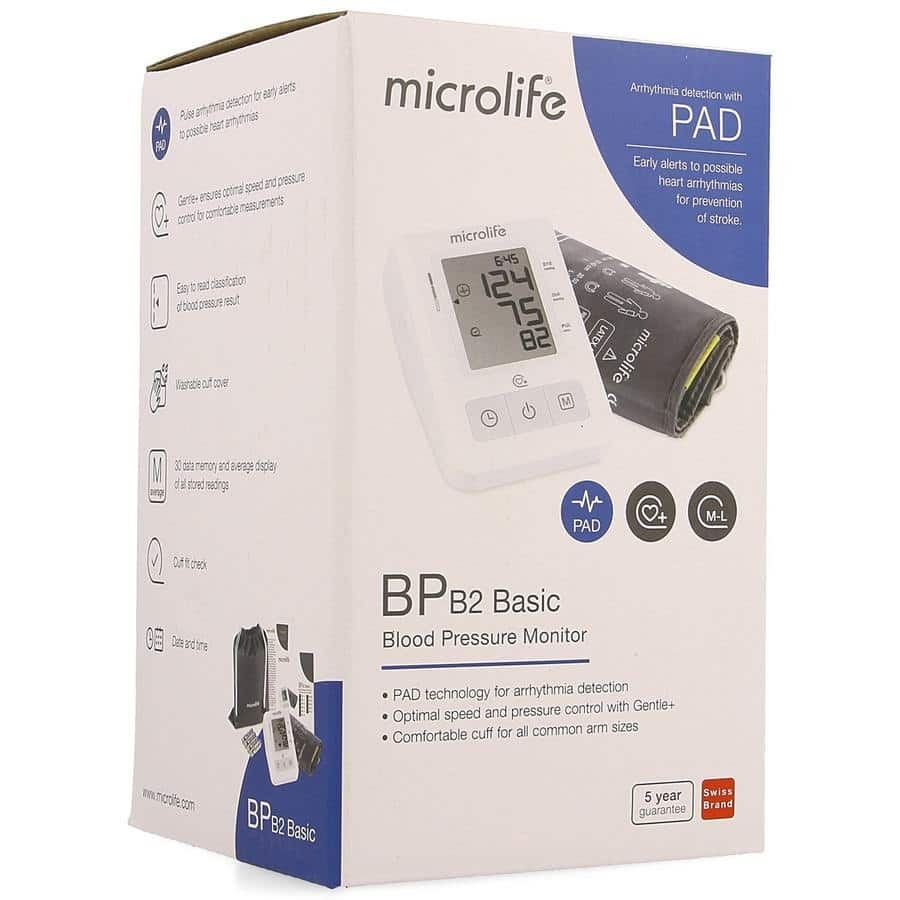 Microlife BP B2 Basic Bloeddrukmeter Arm Microlife BP B2 Basic Bloeddrukmeter Arm