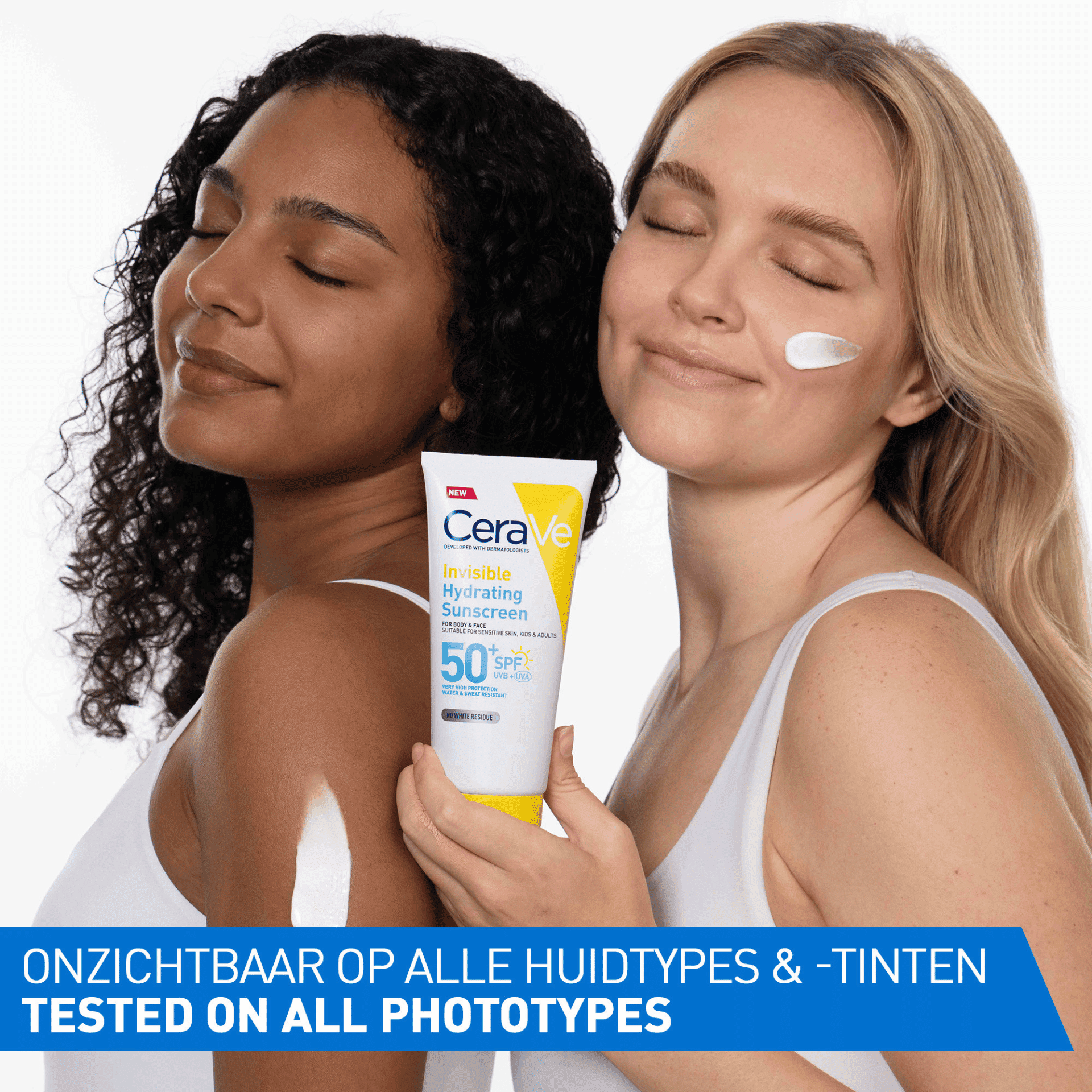 CeraVe Onzichtbare Hydraterende Zonnecrème SPF 50+