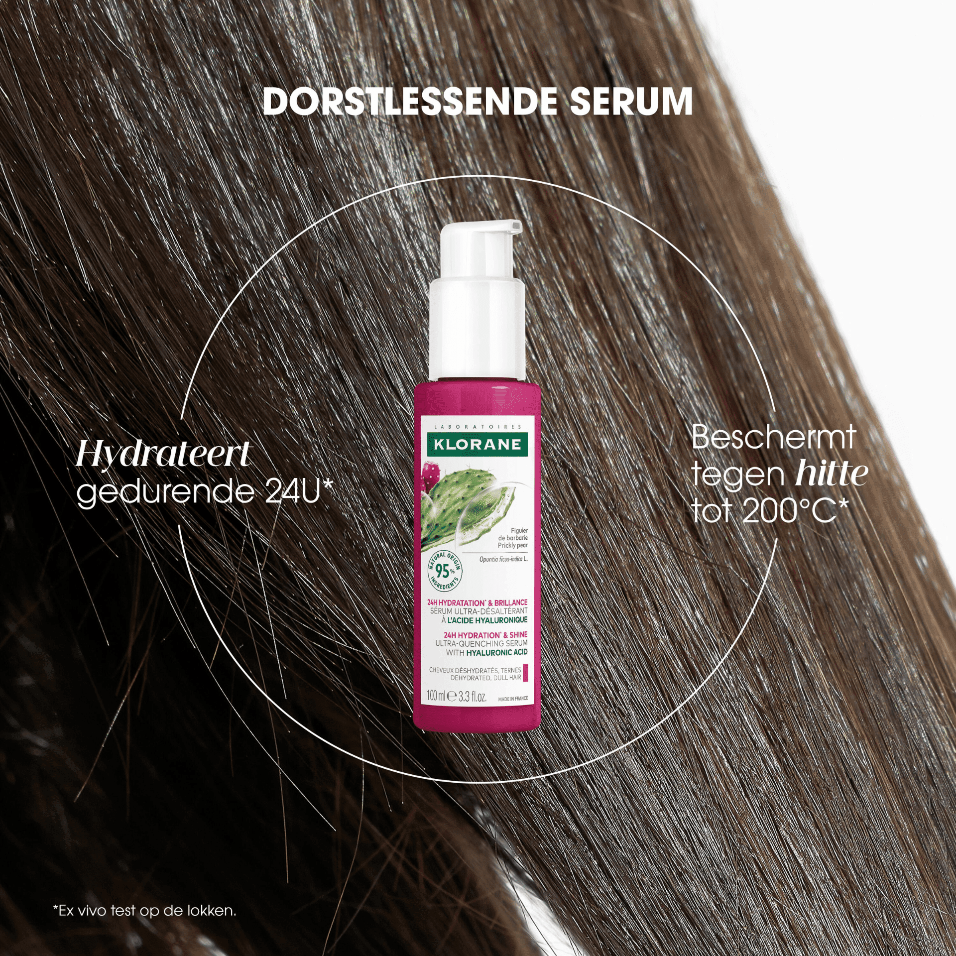 Klorane Cactusvijg Dorstlessend Serum met Hyaluronzuur