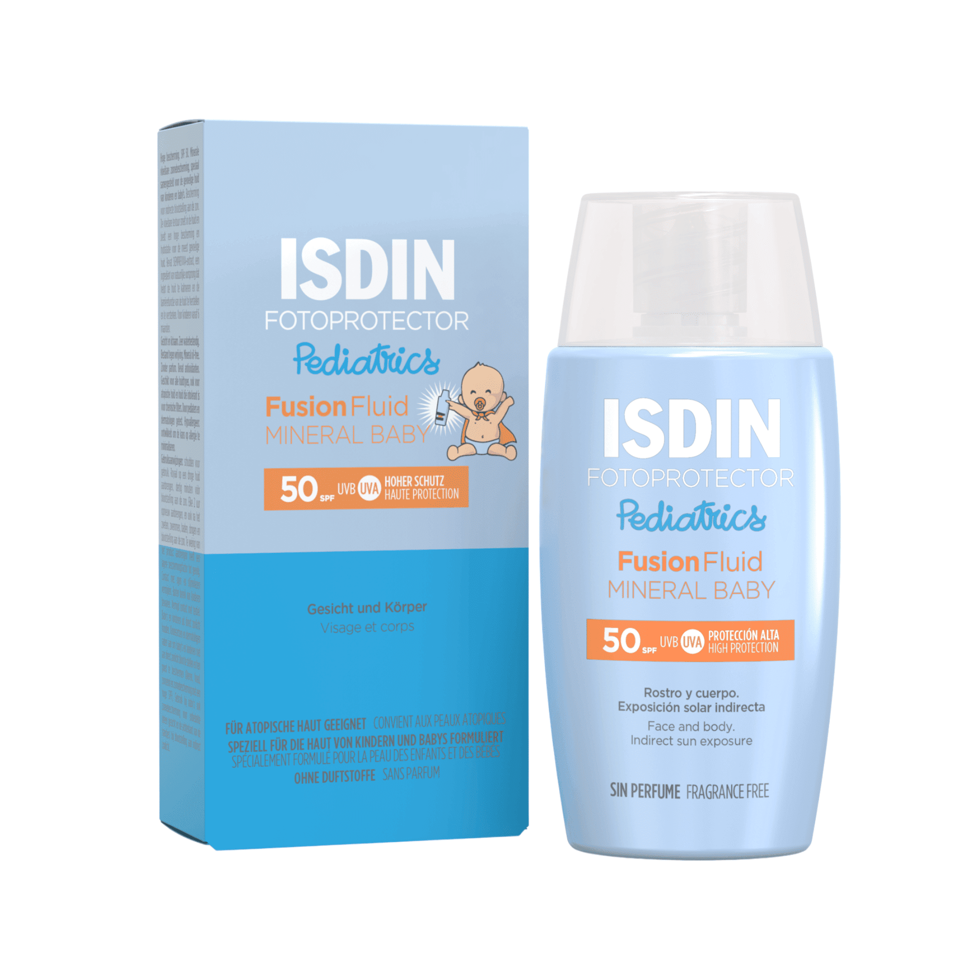 ISDIN Fotoprotector Pediatrics FusionFluid Mineral Baby SPF 50 ISDIN Fotoprotector Pediatrics FusionFluid Mineral Baby SPF 50