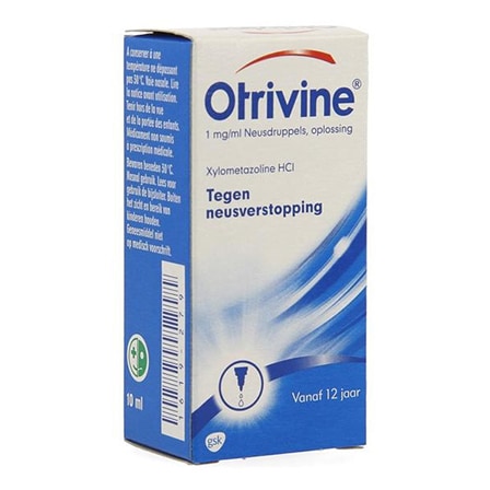 Otrivine Neusdruppels 1 mg / 1 ml