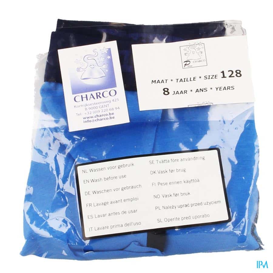 Broekje Charco Nachtwekker Jongen Blauw Maat 128 Broekje Charco Nachtwekker Jongen Blauw Maat 128