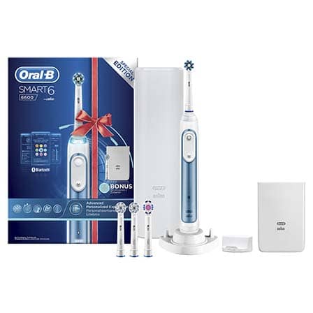Oral B Elektrische Tandenborstel Smart 6600 Blauw Limited Edition*
