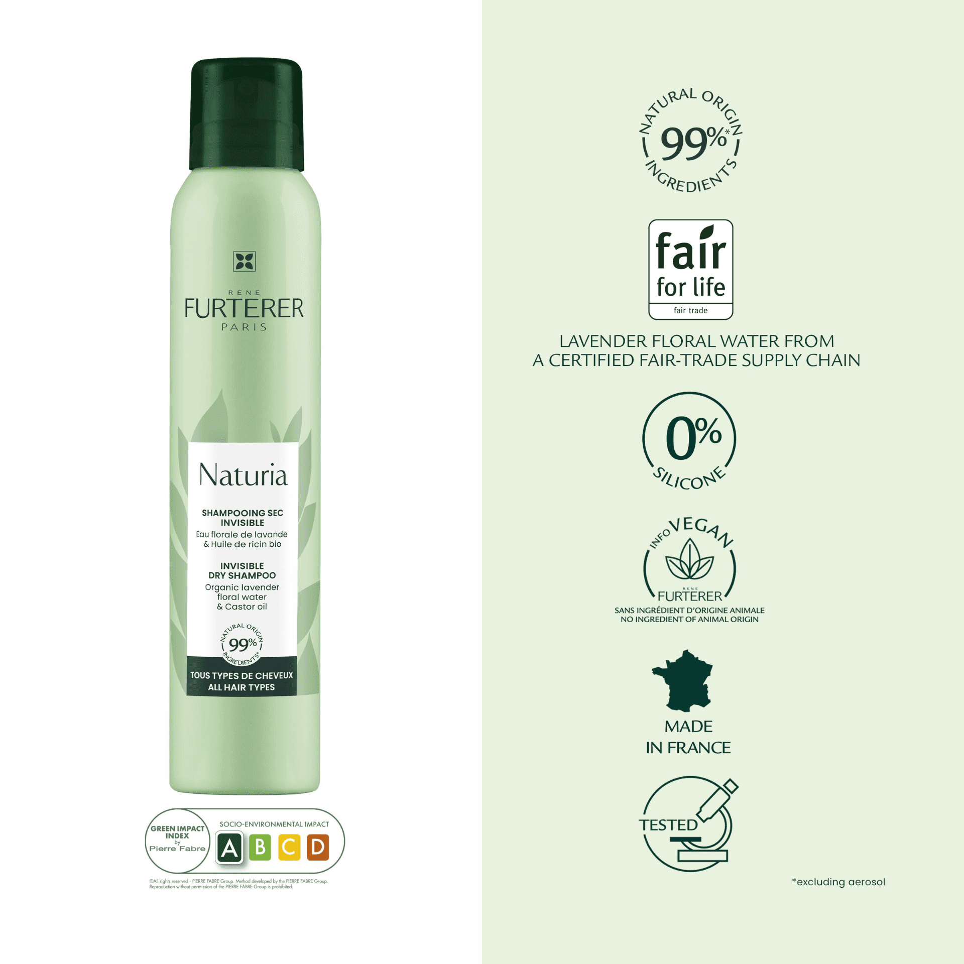 René Furterer Naturia Onzichtbare Droogshampoo